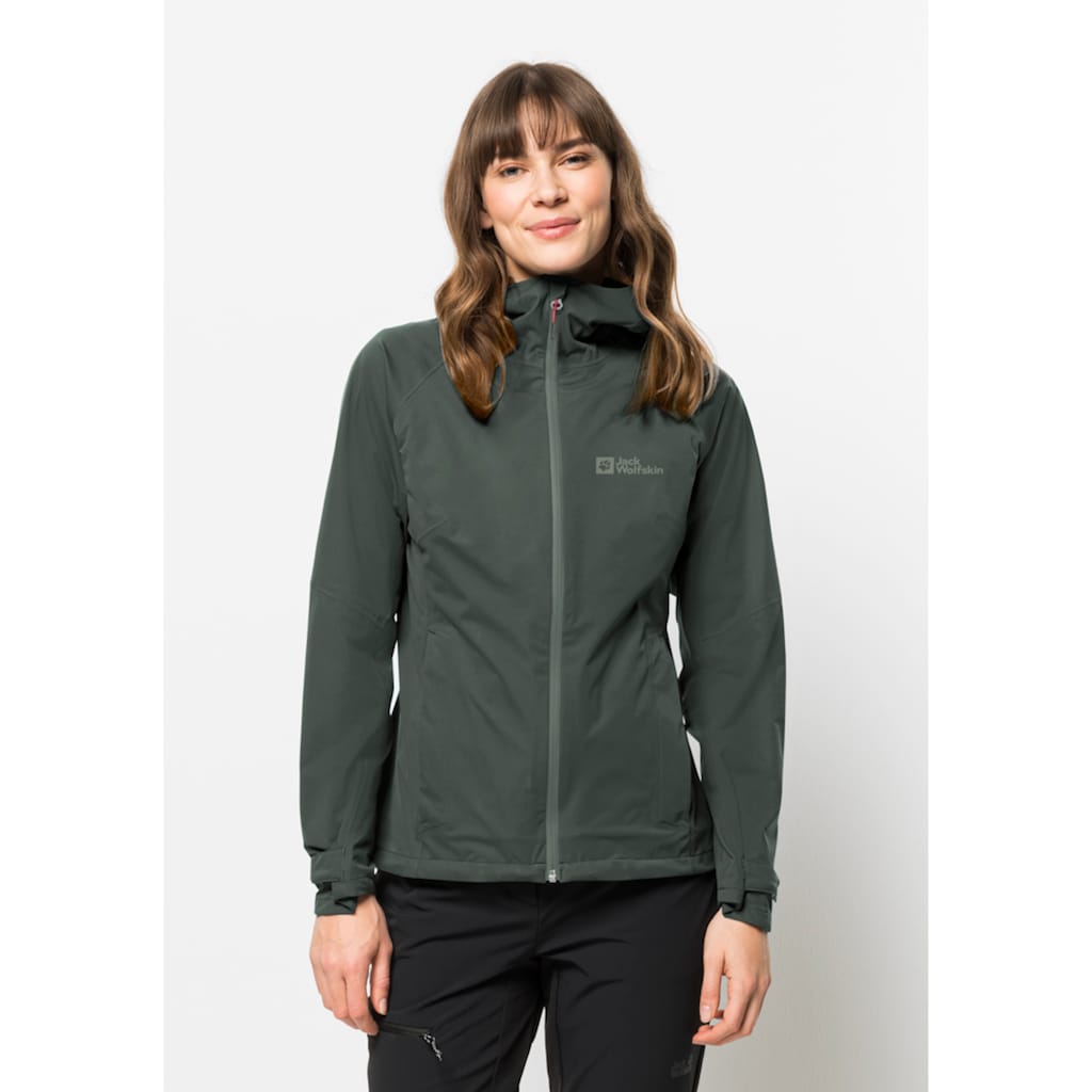 Jack Wolfskin Outdoorjacke »HIGHEST PEAK JACKET W«, mit Kapuze