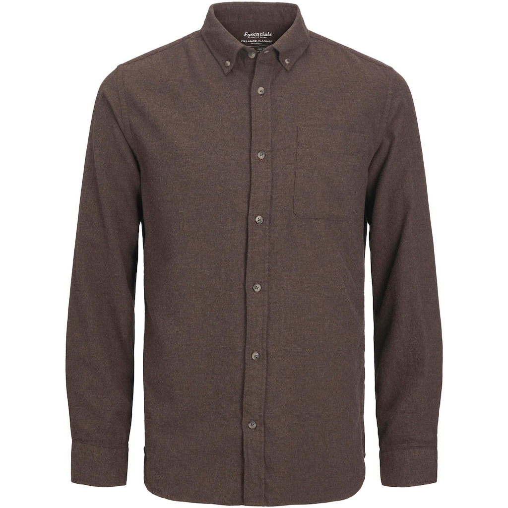 Jack & Jones Langarmhemd »JJECLASSIC MELANGE SHIRT LS SN«