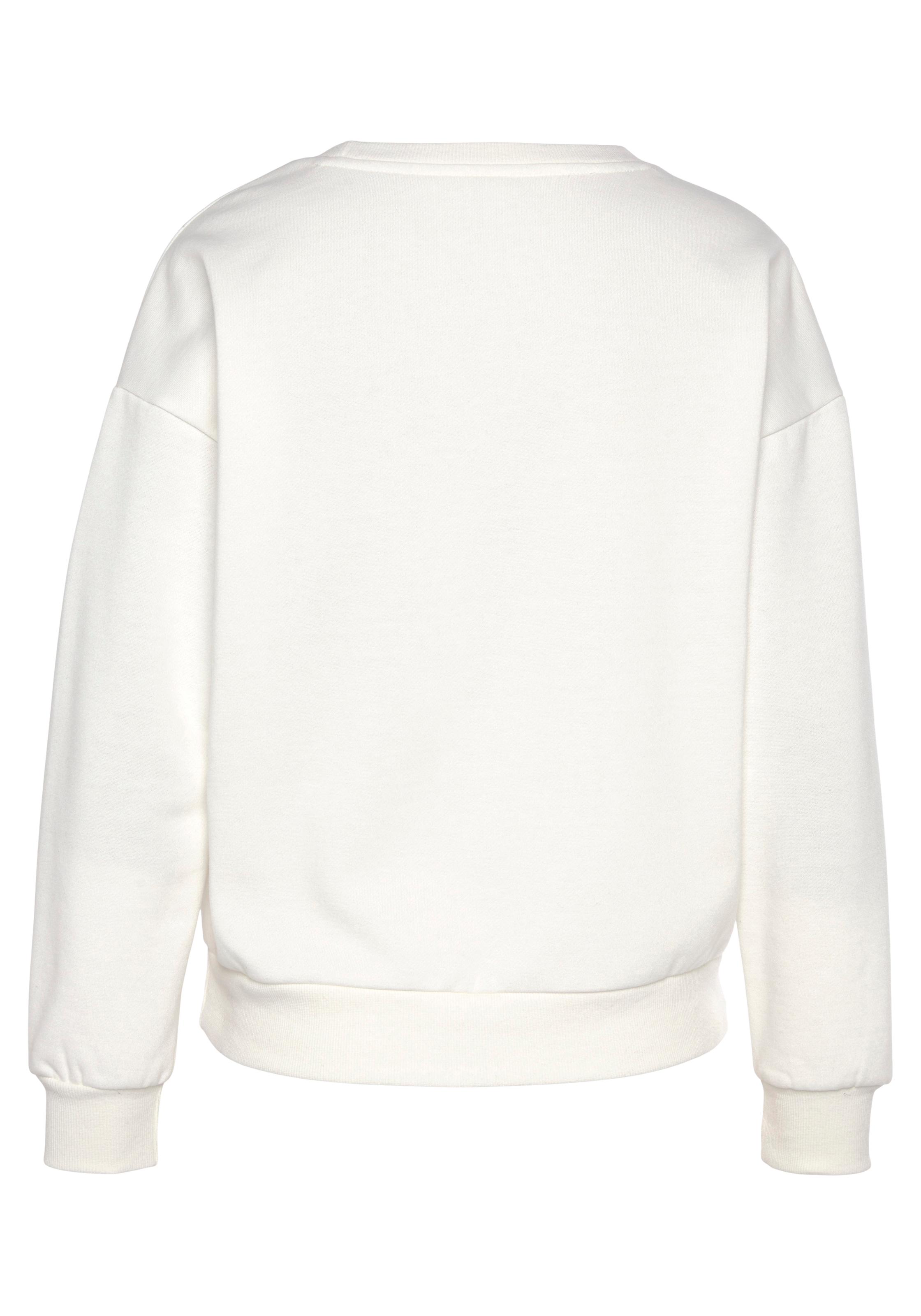 Bench. Loungewear Sweatshirt »-Loungeshirt«, Logodruck, Loungeanzug bei Loungewear, mit glänzendem ♕