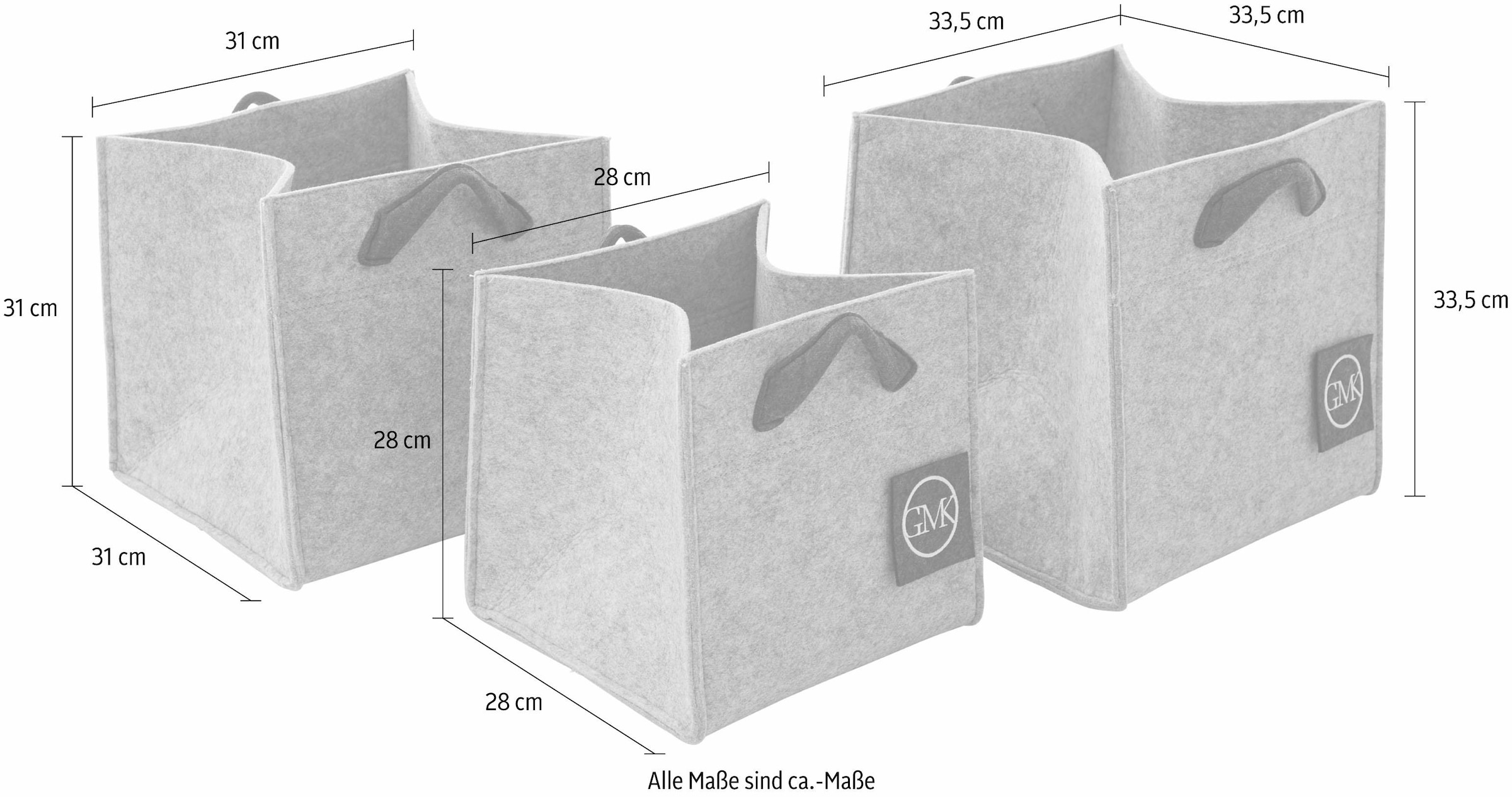 Guido Maria Kretschmer Home&Living Aufbewahrungsbox »Keila«, mit Stickerei