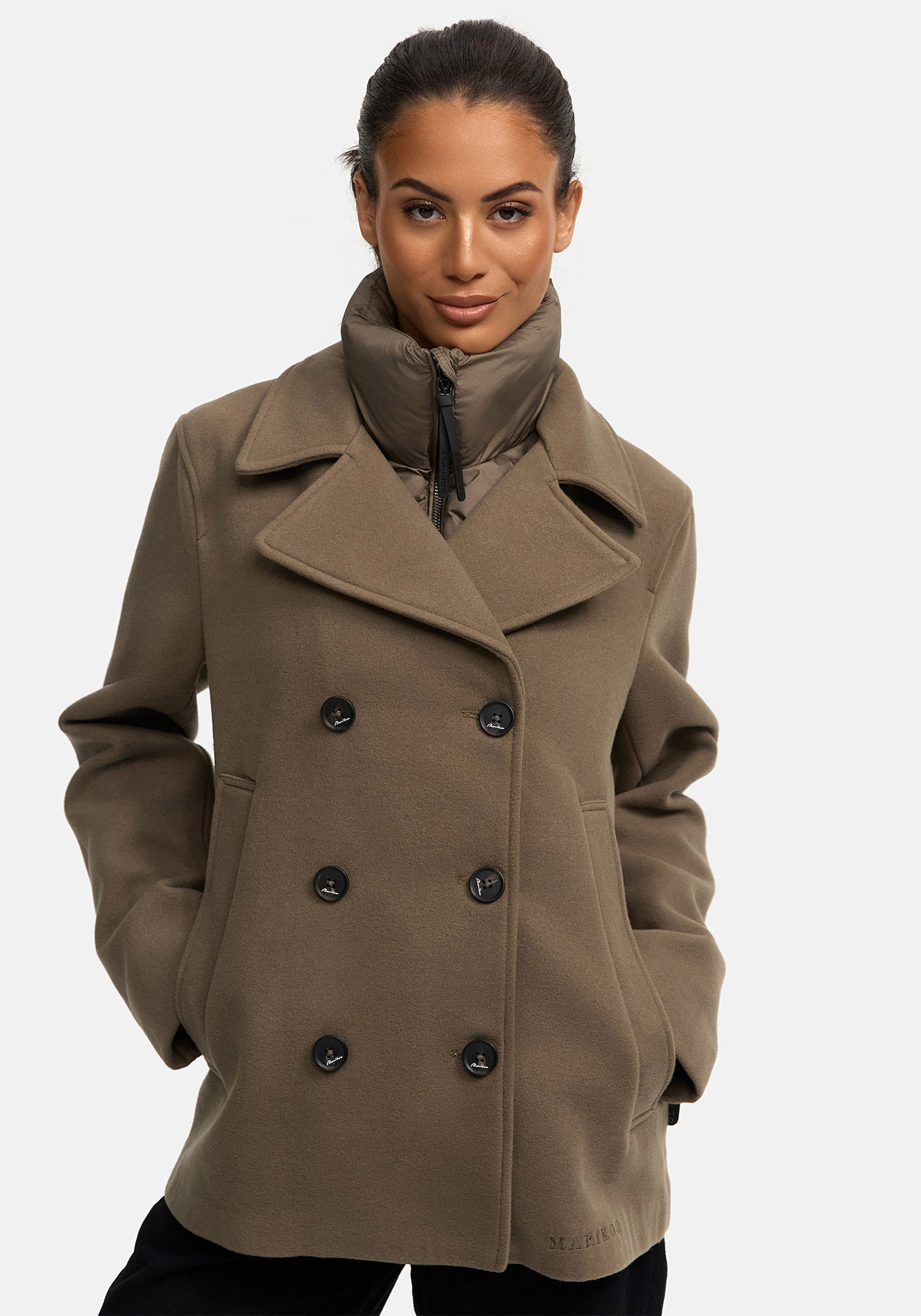 Winterjacke »Marikoo Aylaraa Damen Winter Kabanjacke N044«