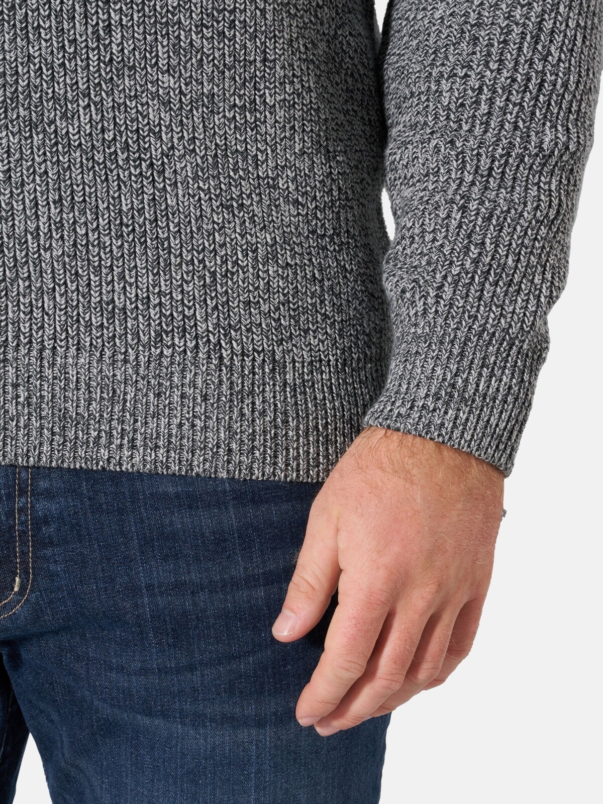 Jan Vanderstorm Stehkragenpullover »Pullover FREBER«