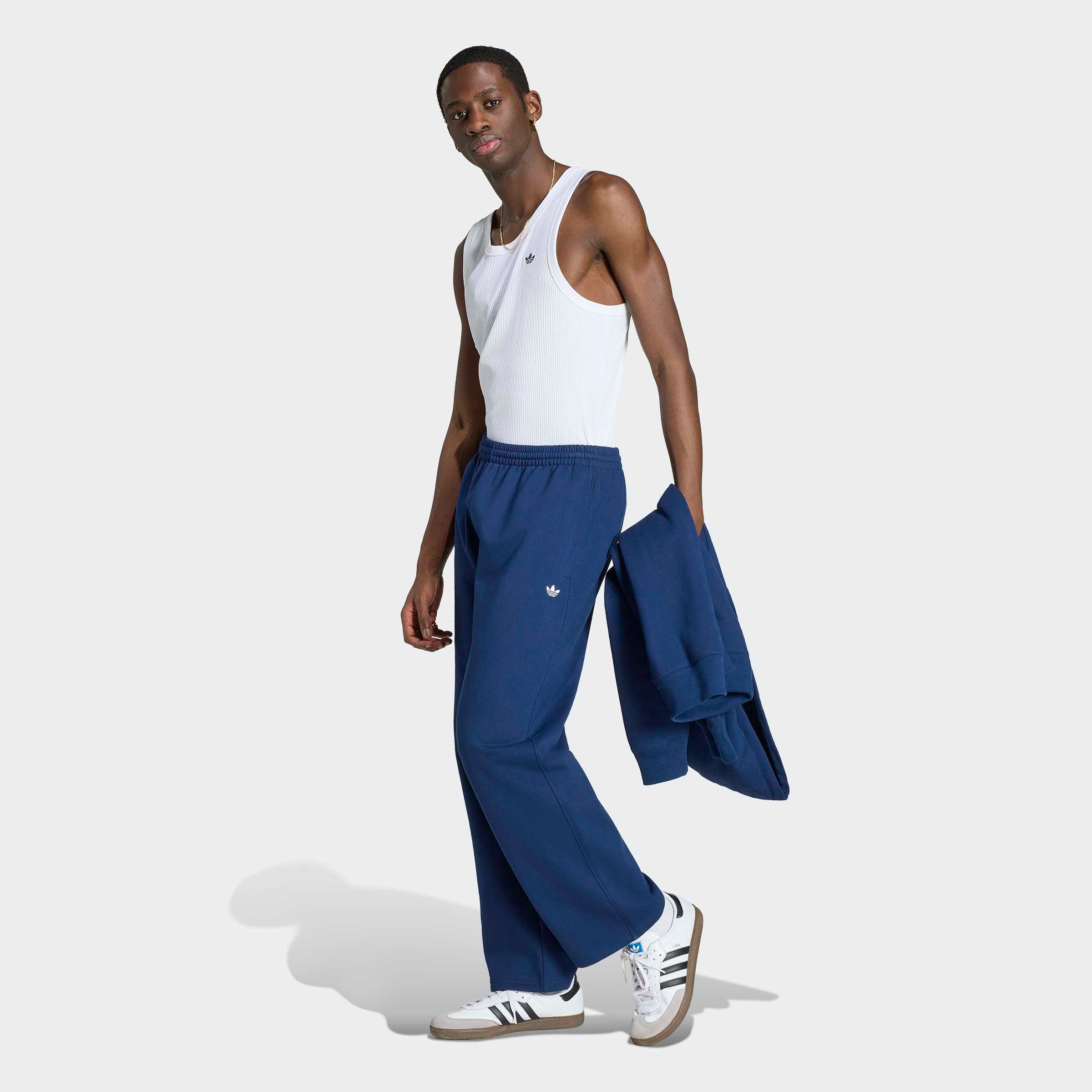 adidas Originals Sporthose »TREFOIL ESSENTIALS, OFFENER SAUM«  sportlicher Stil, normal-weite Passform, ohne Verschluss