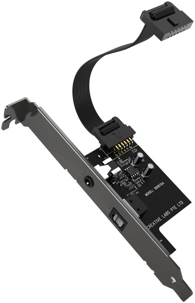 Soundkarte »Sound Blaster Audigy Fx V2 DBPro Add-On, DSD256«, Erweiterungskarte für...