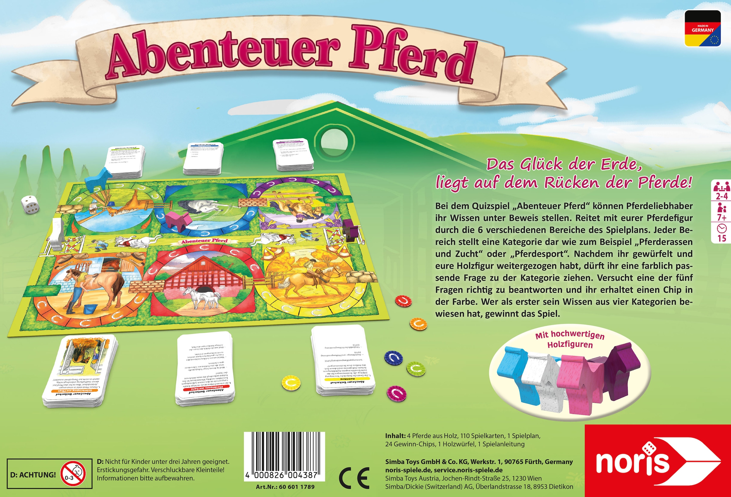 Noris Spiel »Abenteuer Pferd«