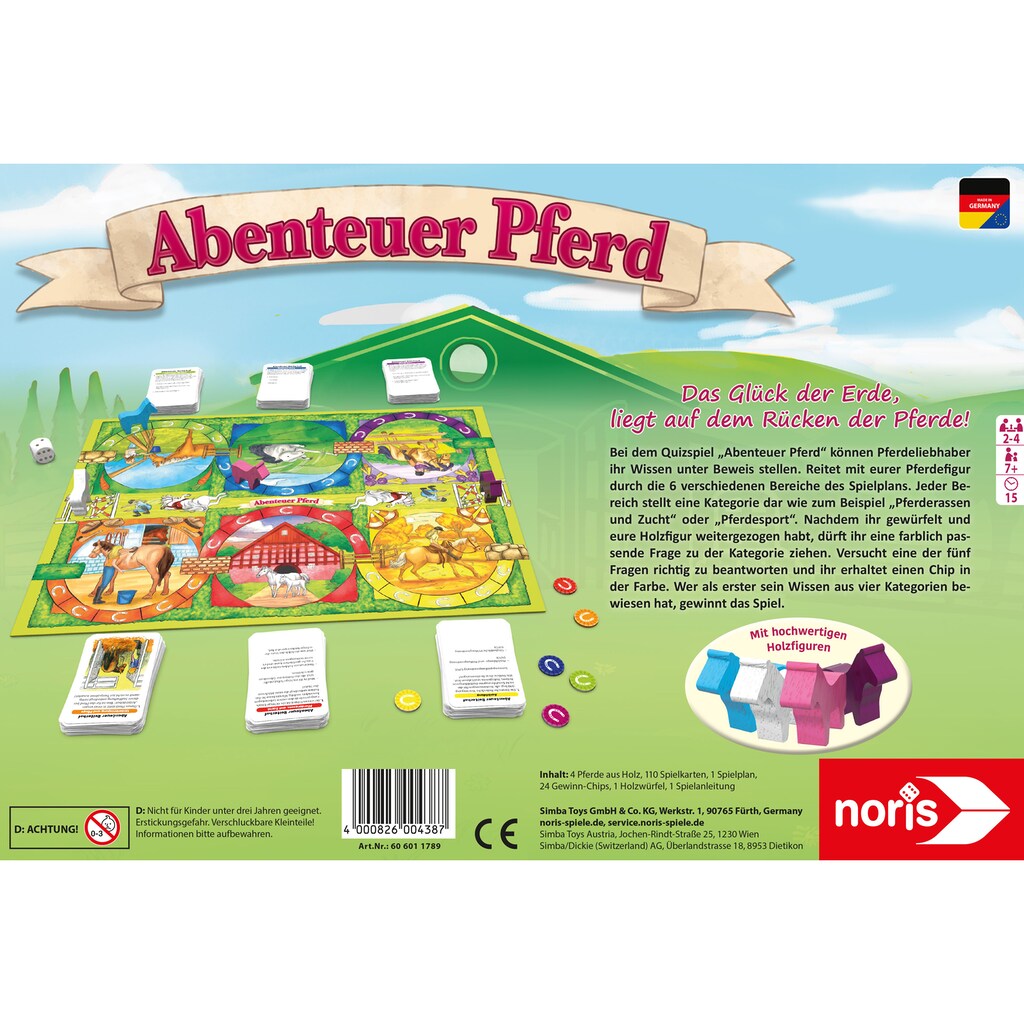 Noris Spiel »Abenteuer Pferd«