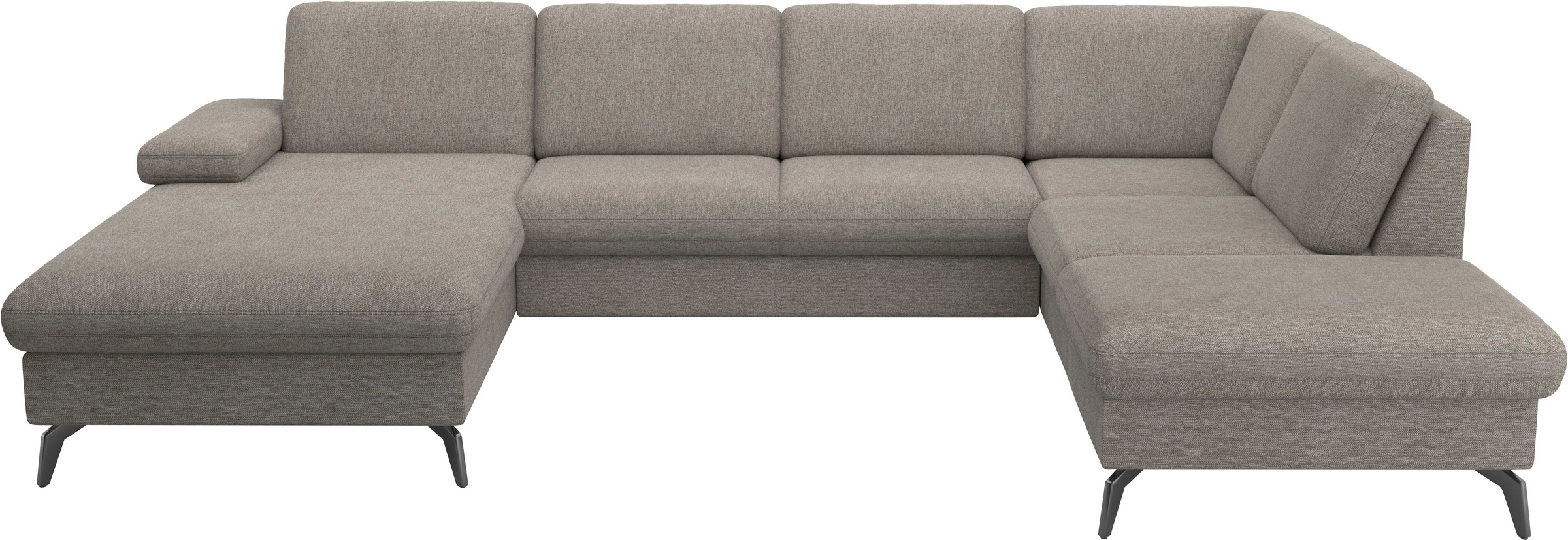 sit&more Wohnlandschaft »Morris Jubi U-Form«, inkl. Armteilfunktion und 1 Zierkissen, wahlweise mit Bettfunktion
