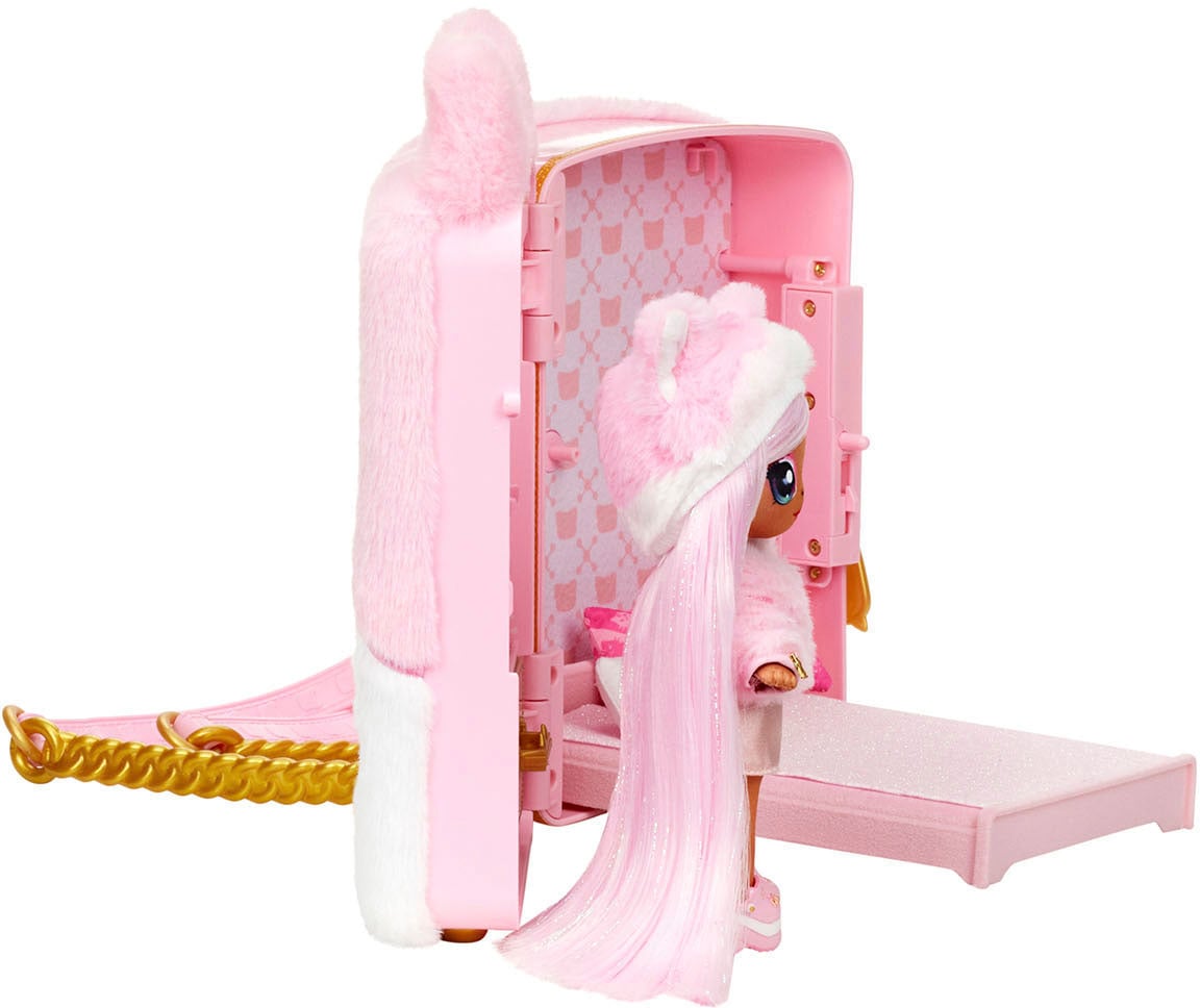 MGA ENTERTAINMENT Puppenmöbel »3in1 Backpack Bedroom Series 3 Playset - Pink Kitty«, Na!Na!Na! Surprise