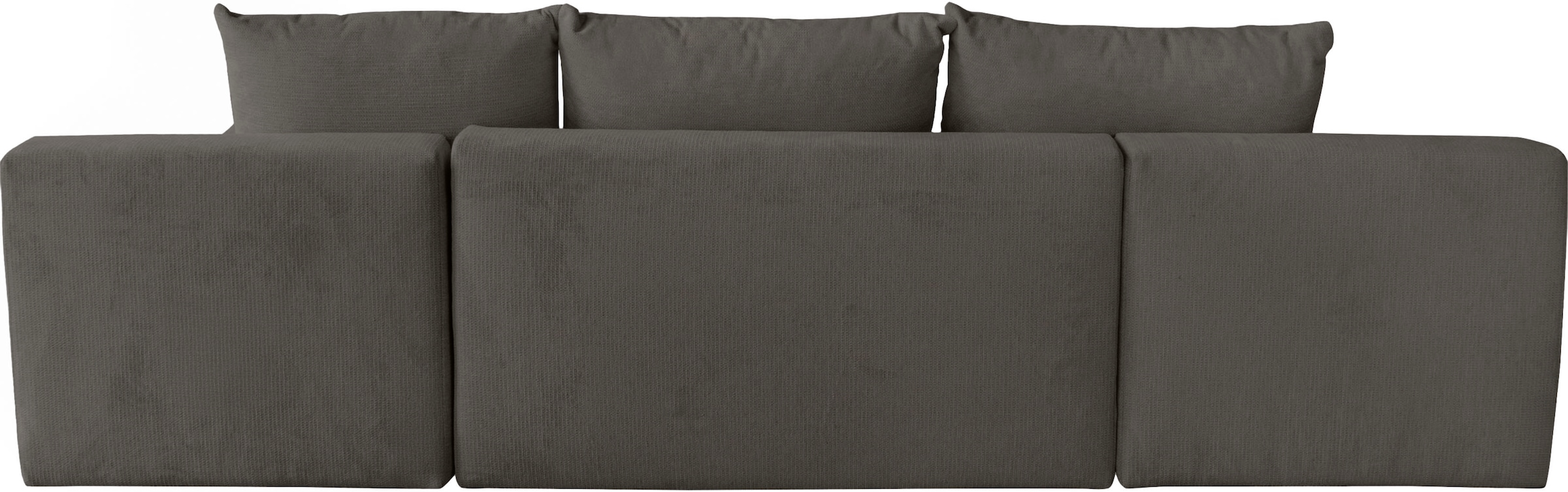 OTTO home Wohnlandschaft »Home System U-Form, von B: 269-352 cm wählbar, 6 Varianten zur Auswahl« mit Bettfunktion, Bettkasten & Zierkissen, Federkern