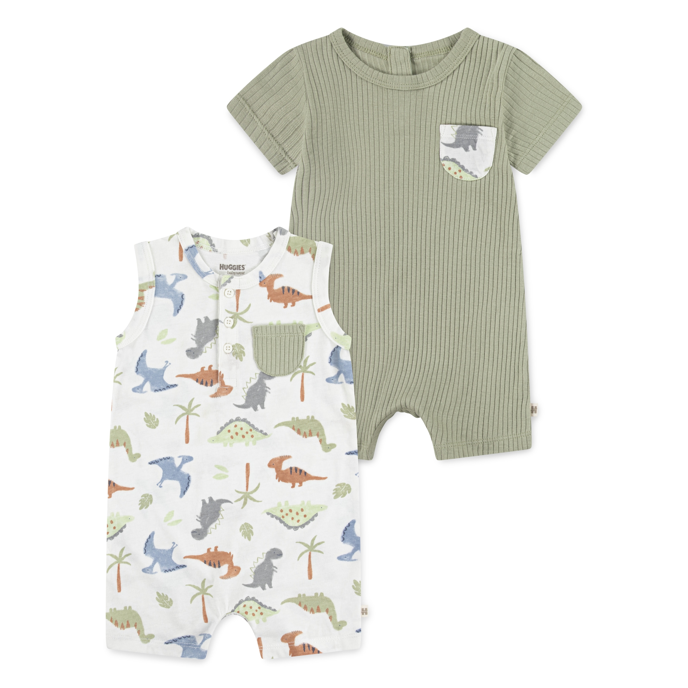 HUGGIES babywear Starterpaket, mit Dinosaurier Print