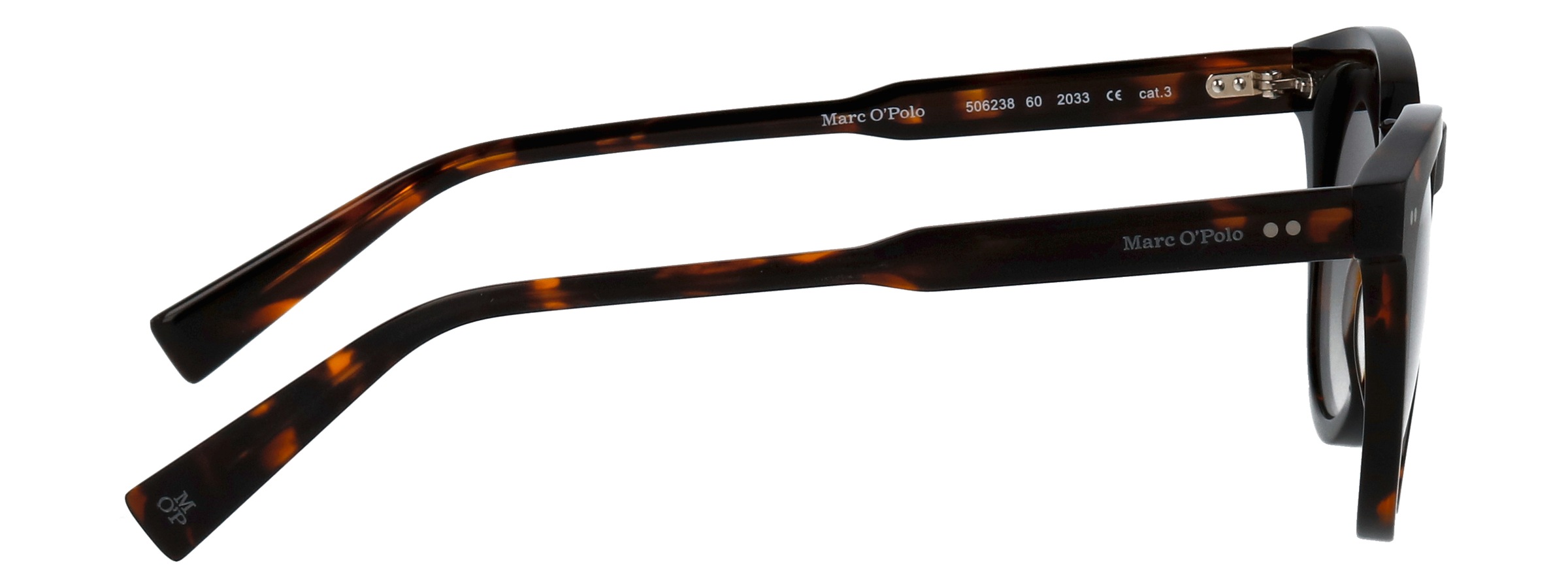 Marc O'Polo Sonnenbrille »Modell 506238« Form Panto, Logoschriftzug auf Bügel, Kunststofffassung