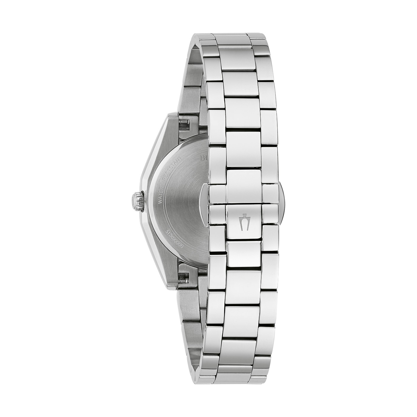 Bulova Quarzuhr »Surveyor« Armbanduhr, Damenuhr, Edelstahlarmband, analog