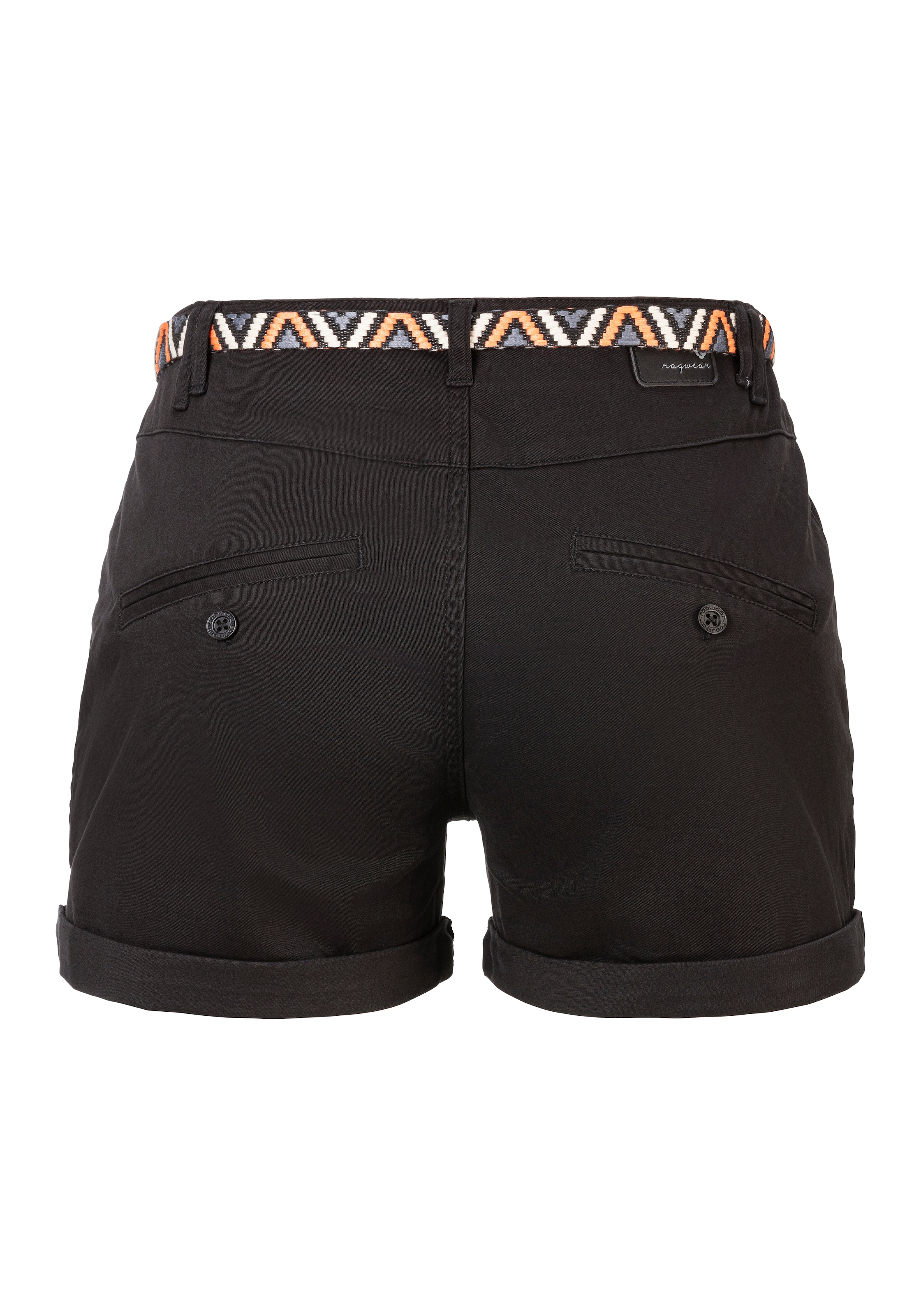 Ragwear Chinoshorts »HEEVEN B«, (Set, 2 tlg., mit Gürtel), mit Umschlagsaum und Taillengürtel