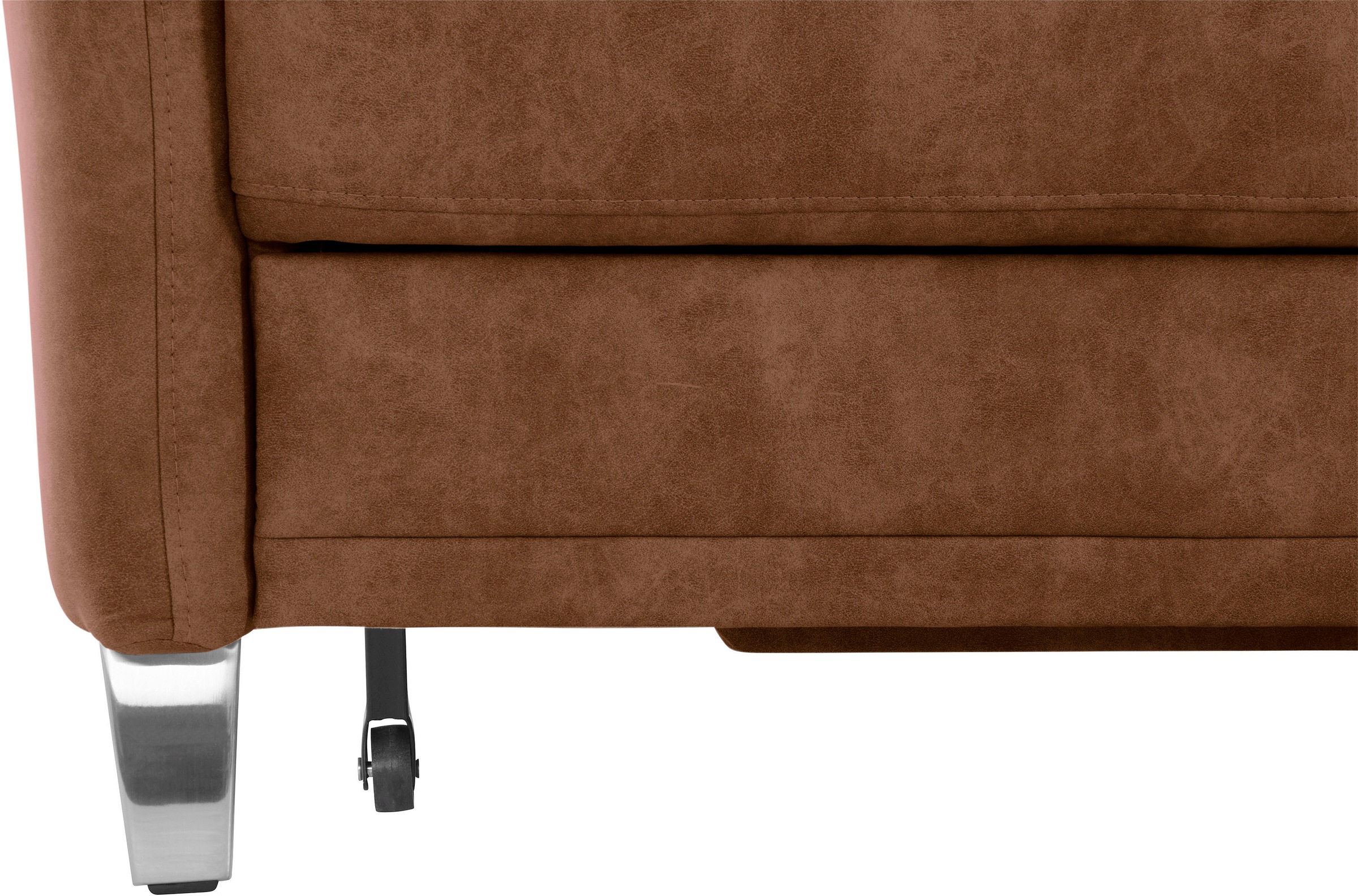 sit&more Ecksofa »Clio L-Form«, wahlweise mit Bettfunktion und Bettkasten, inklusive Federkern