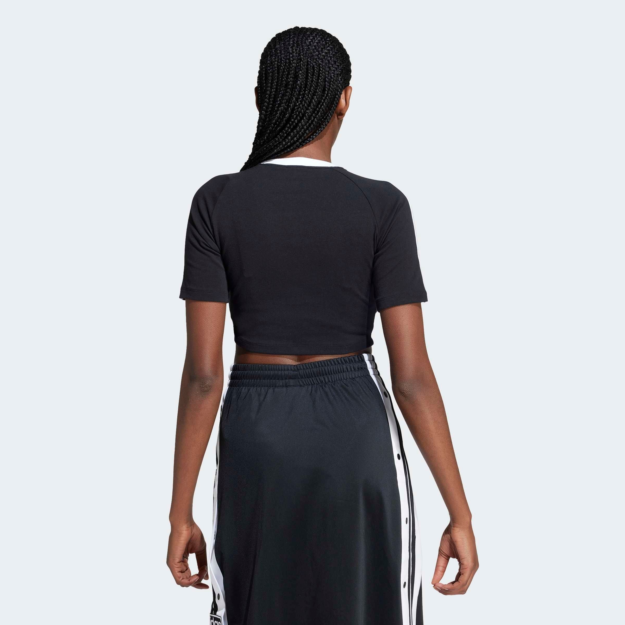 adidas Originals T-Shirt »3 S BABY TEE«, Cropped drei Streifen Shirt