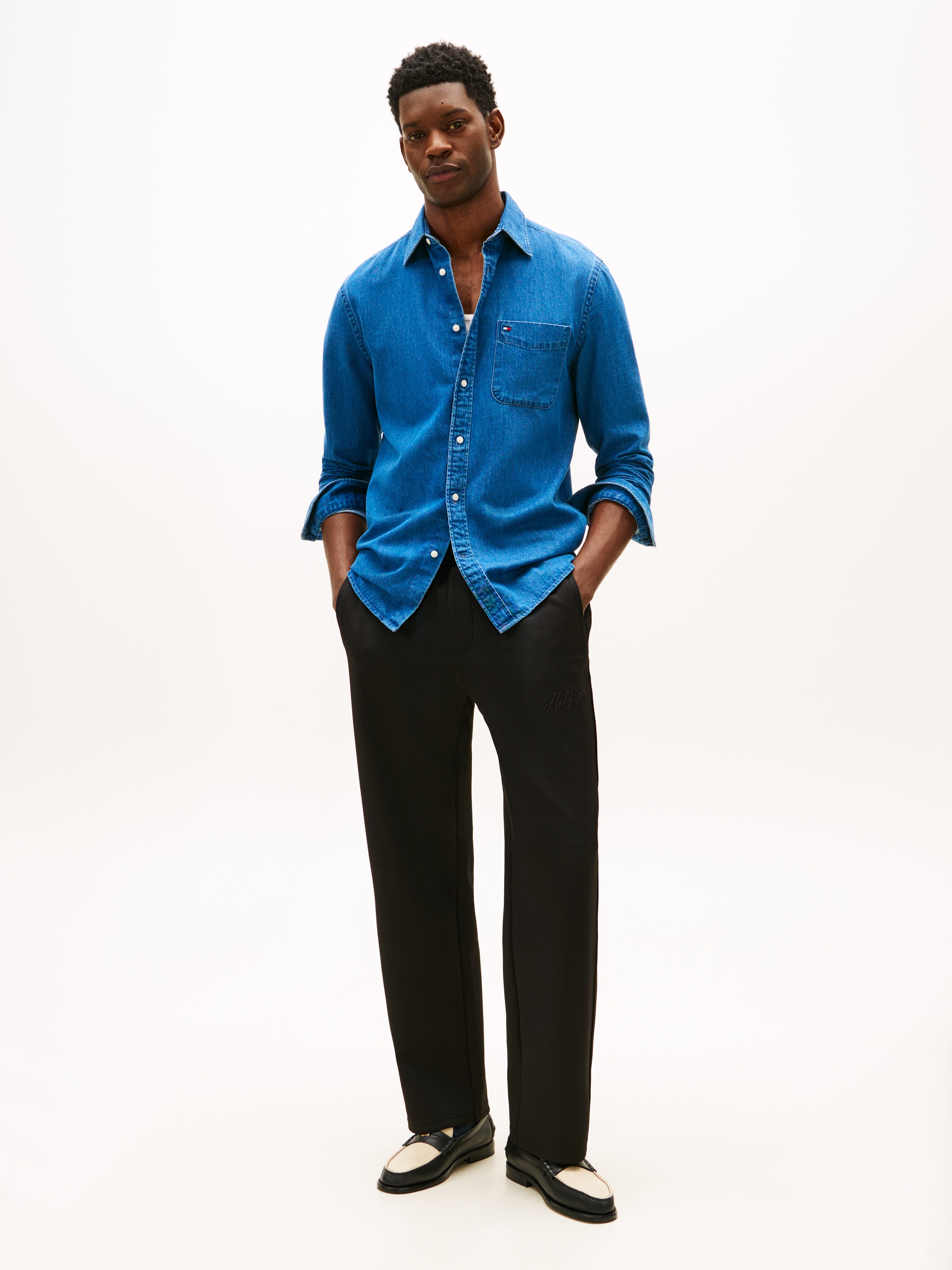 Tommy Hilfiger Dehnbund-Hose »MODERN ATH«  elastischer Bund, gerade Beinform