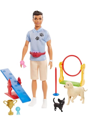 Barbie Anziehpuppe »Ken, Hundetrainer, brünett, mit zwei Hunden« kaufen