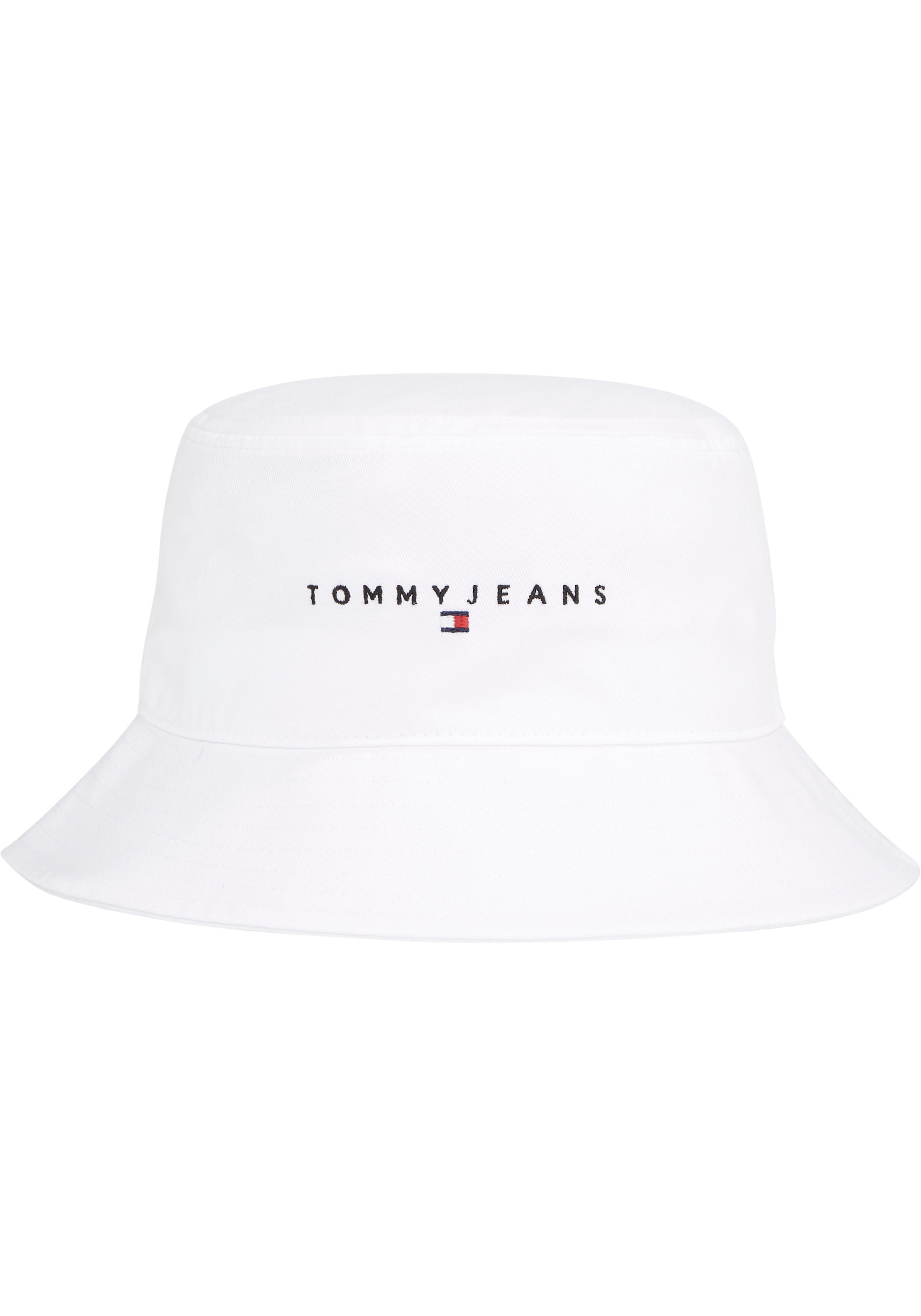 Tommy Jeans Fischerhut »TJM LINEAR LOGO BUCKET HAT«, mit gesticktem Logoschriftzug UNISEX Buckethat