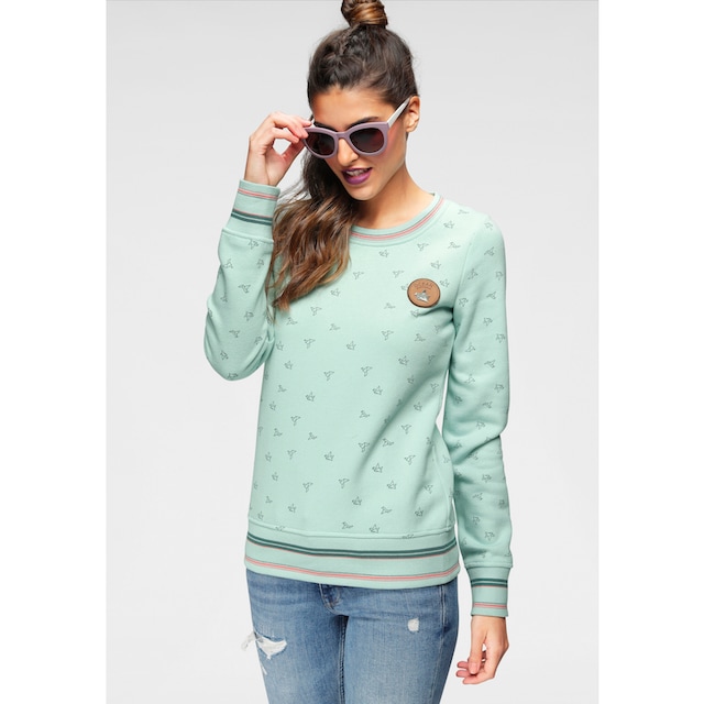 Ocean Sportswear Sweatshirt, mit Lederimitatbadge bei