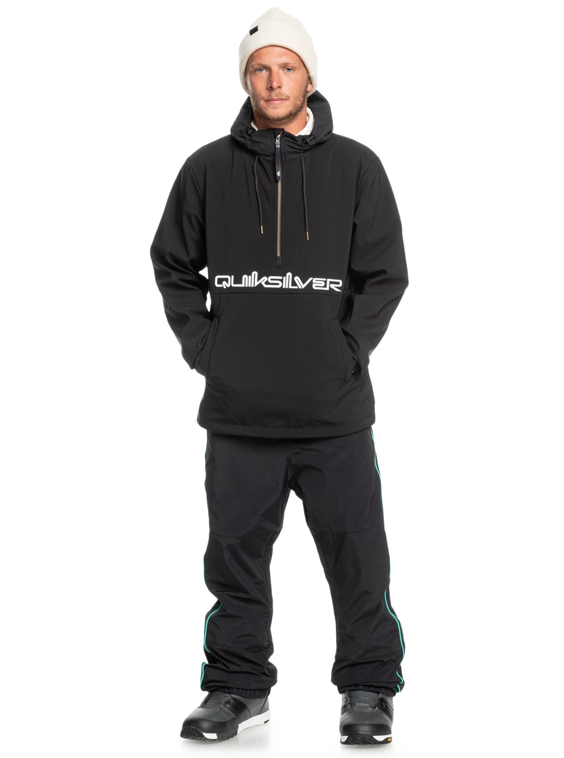 Quiksilver Fleecejacke »Live For The Ride«, mit Kapuze