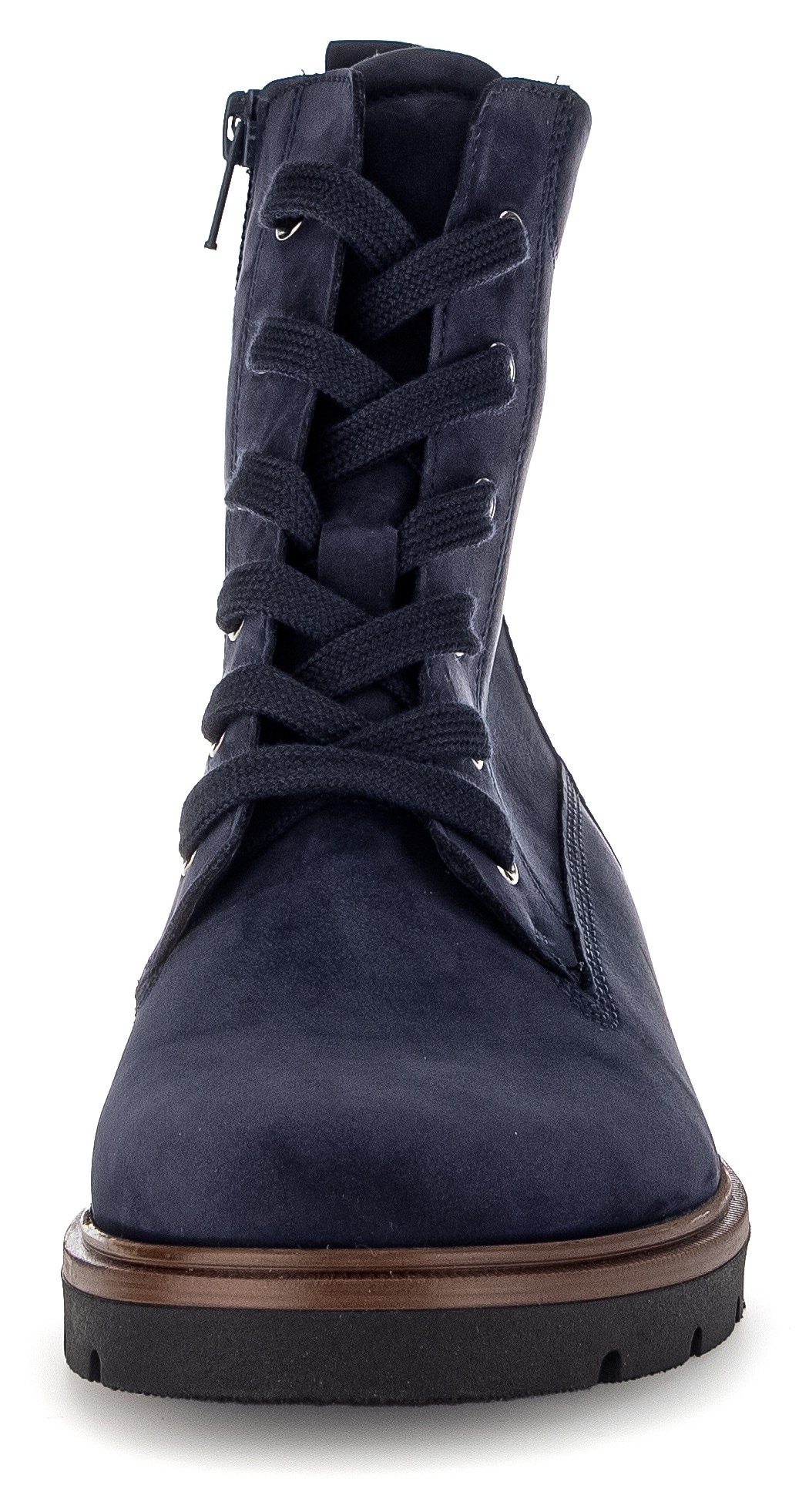 Gabor Schnürboots  , Blockabsatz, Schnürstiefelette, praktischer Innenreißverschluss