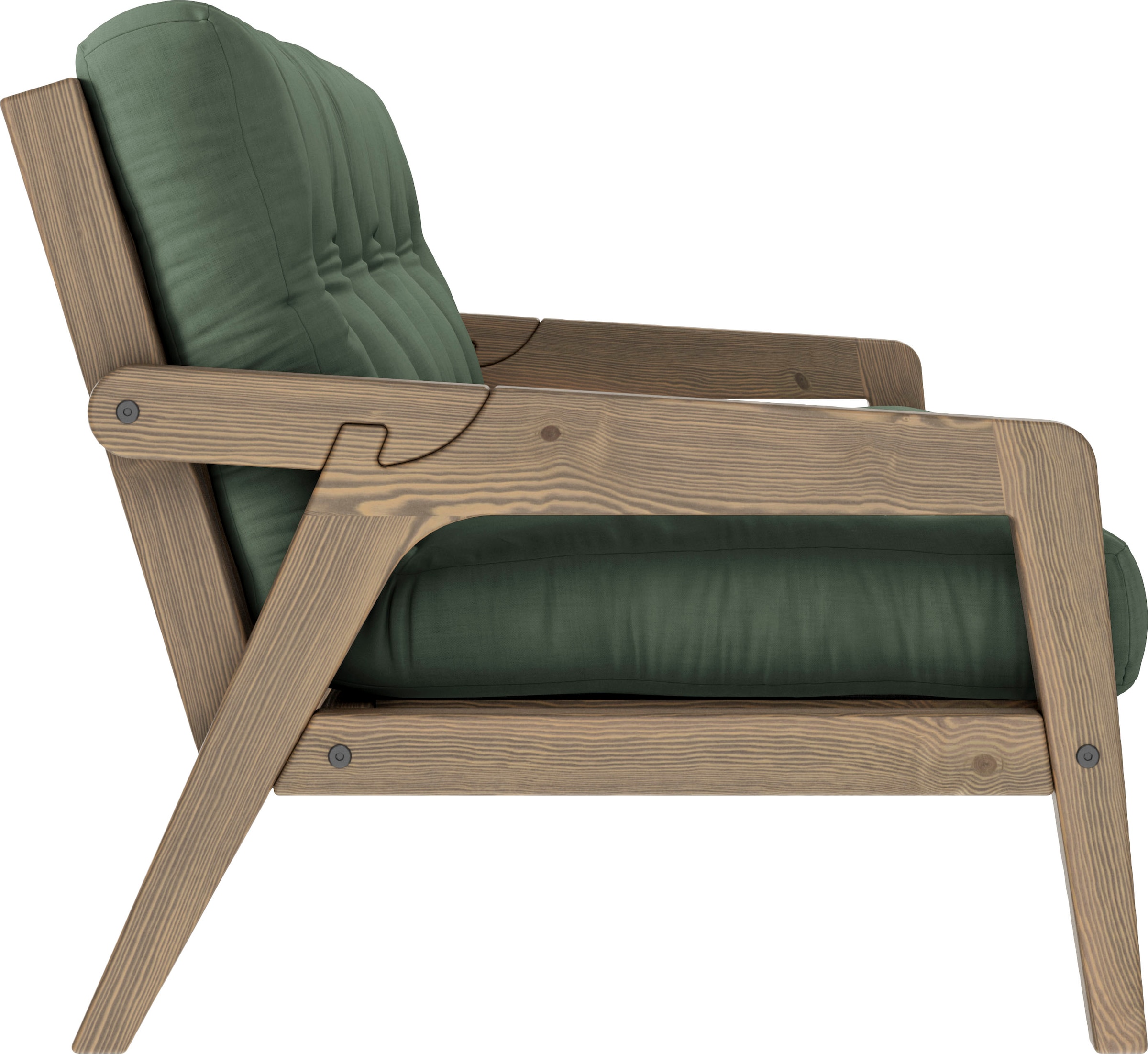 Karup Design Schlafsofa, Mit Holzstruktur, inkl. Futonmatratze, Liegefläche 130x190 cm