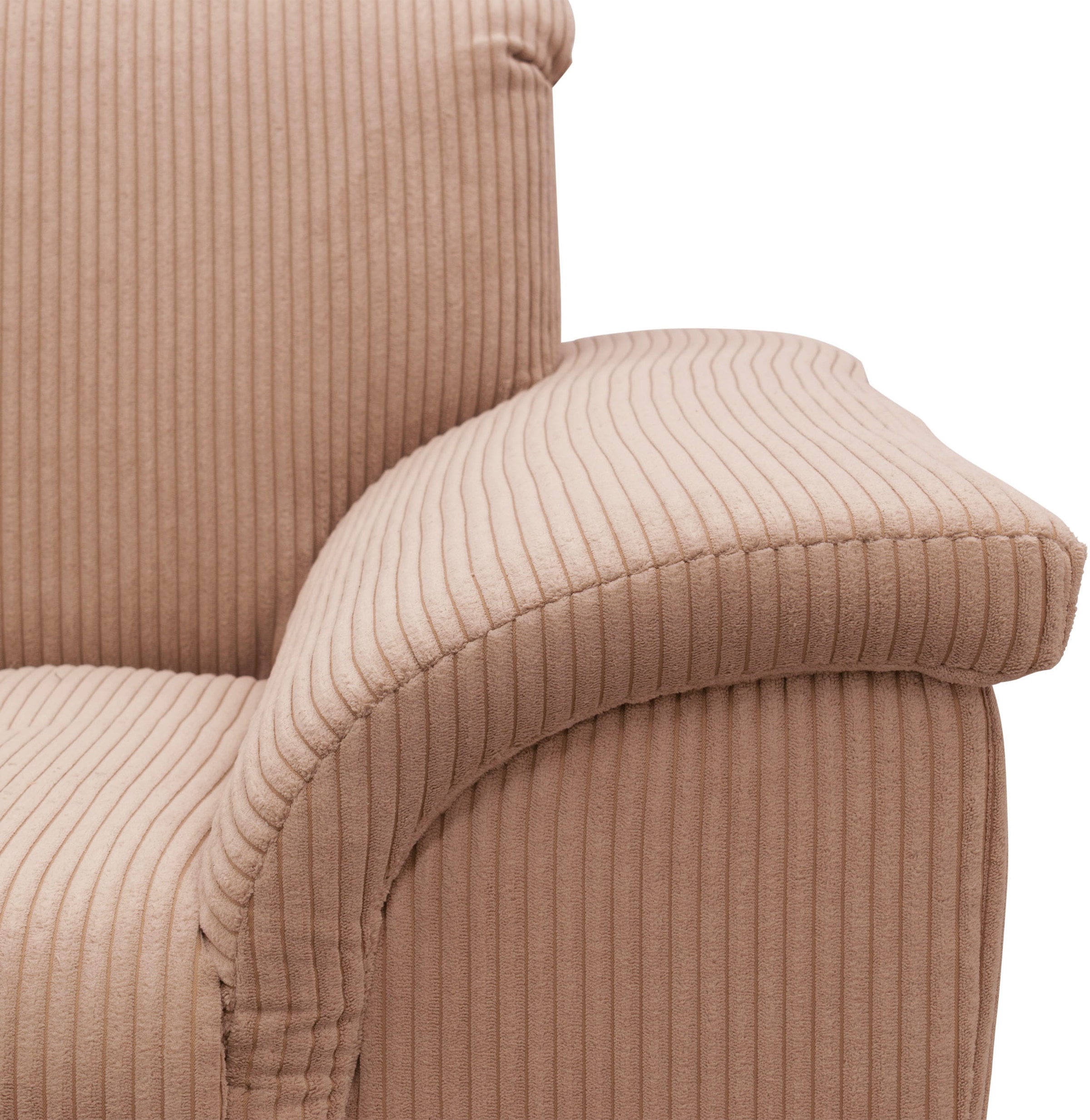 OTTO home Ecksofa »Egedal 279 x 162 cm, auch mit Schlaffunktion & Bettkasten, Holzfüße« L-Form, aus haustierfreundlichem Pet Friendly Cord