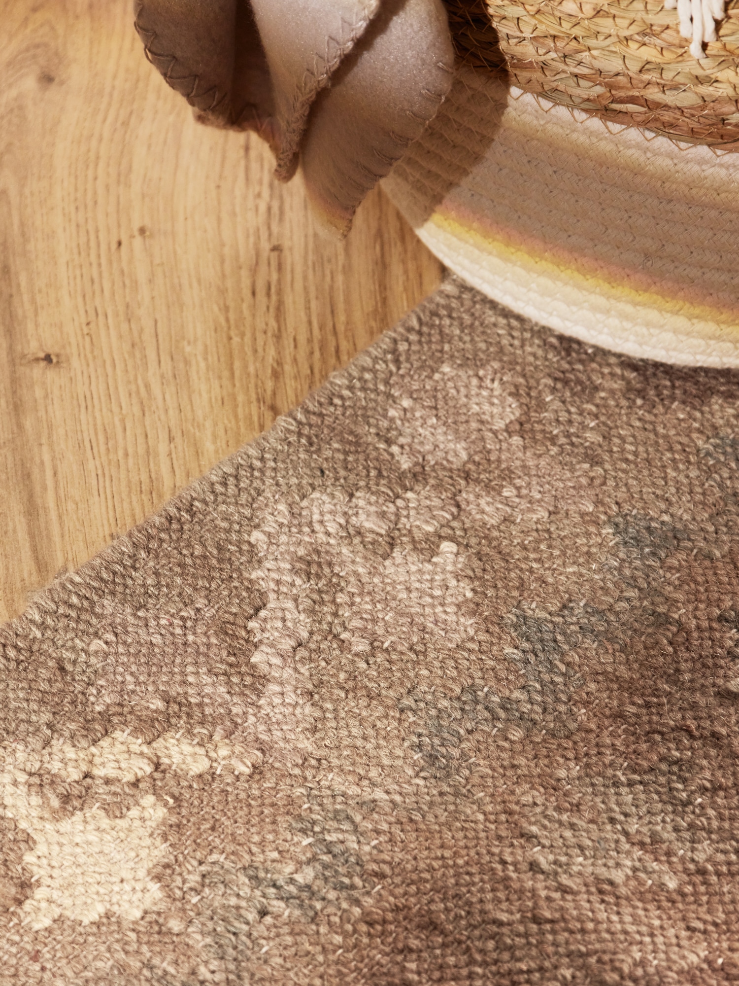 HANSE Home Teppich »Kelim Dune«, rechteckig, 3 mm Höhe, Wolle, Baumwolle, Natur, Handgewebt, orientalisch, Boho, traditionell