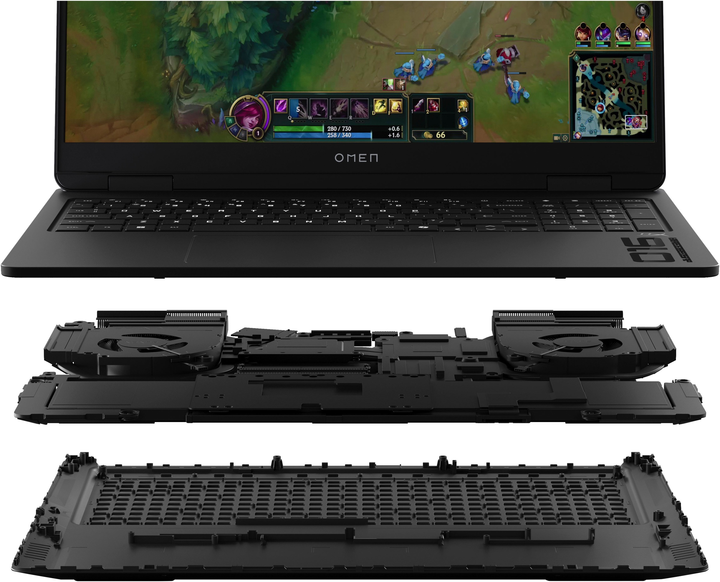 HP Gaming-Notebook »OMEN 16-ap0286ng« 40,64 cm / 16 ″ AMD Ryzen 9 GeForceRTX5060 1.000 GB SSD