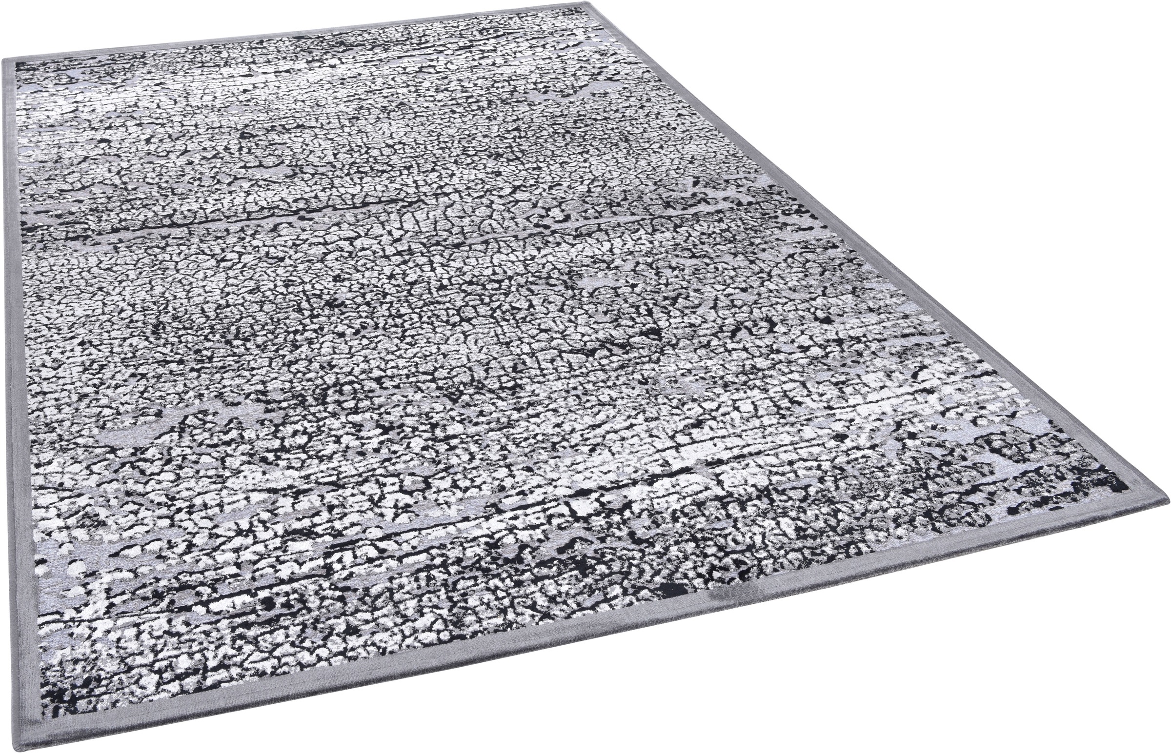Gino Falcone Teppich »Orelia 102«, rechteckig, 7 mm Höhe, Kurzflor, modernes Design, mit leichtem Glanz, Wohnzimmer