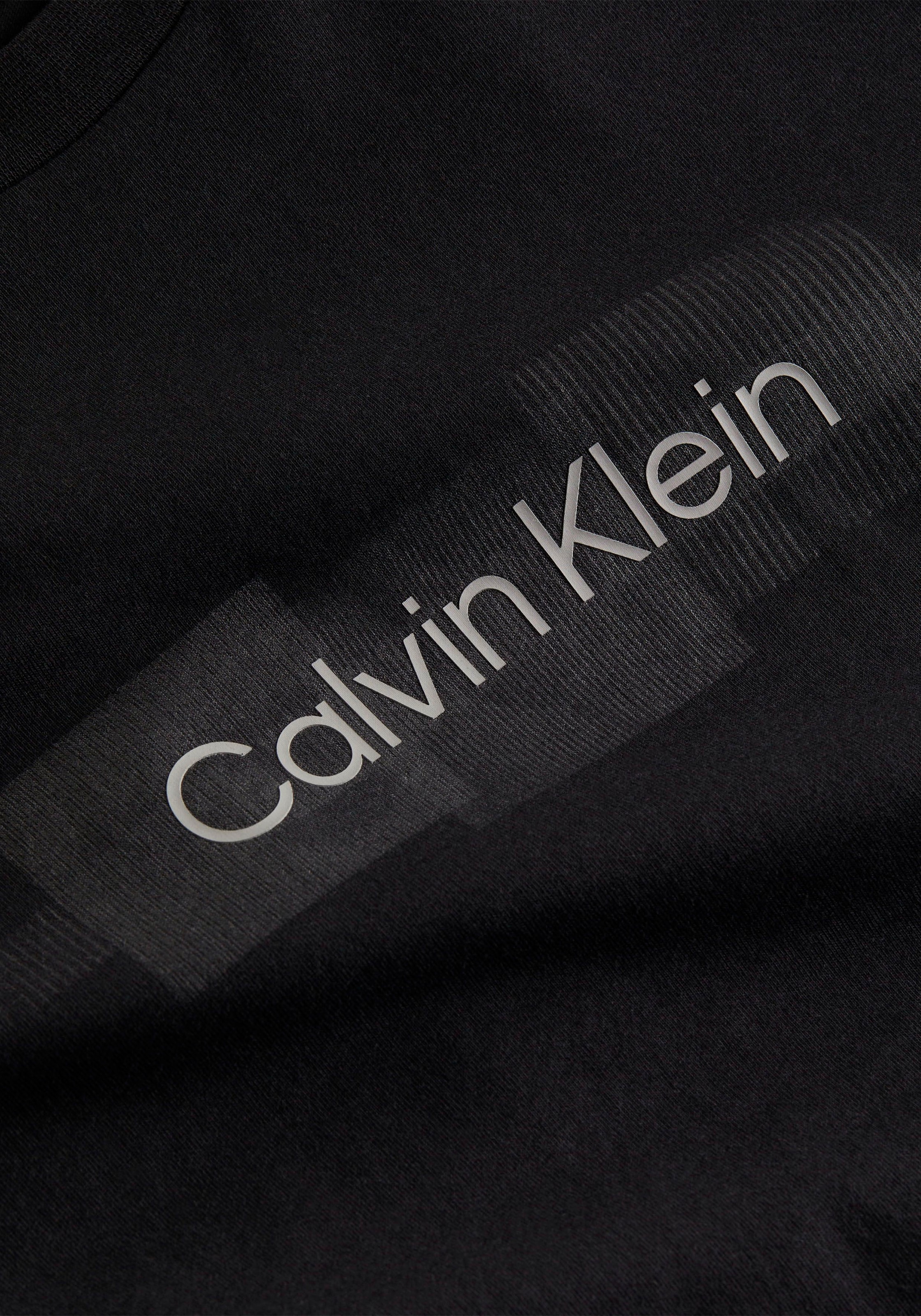 T-Shirt STRIPED T-SHIRT«, reiner Klein LOGO ♕ bei aus Baumwolle »BOX Calvin