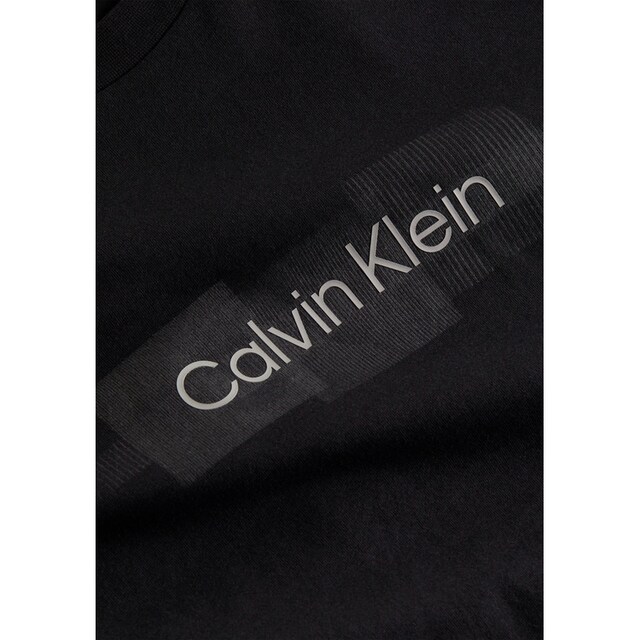Calvin Klein T-Shirt »BOX STRIPED LOGO T-SHIRT«, aus reiner Baumwolle bei ♕