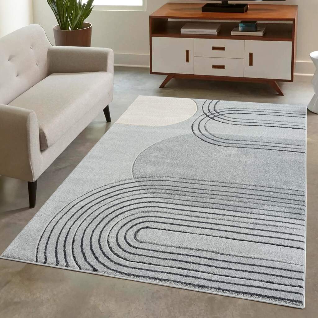 Flachflor, kaufen »BONITO 7157«, Wohnzimmer 3D-Effekt, Teppich online Carpet City Hochtief-Muster/ rechteckig,