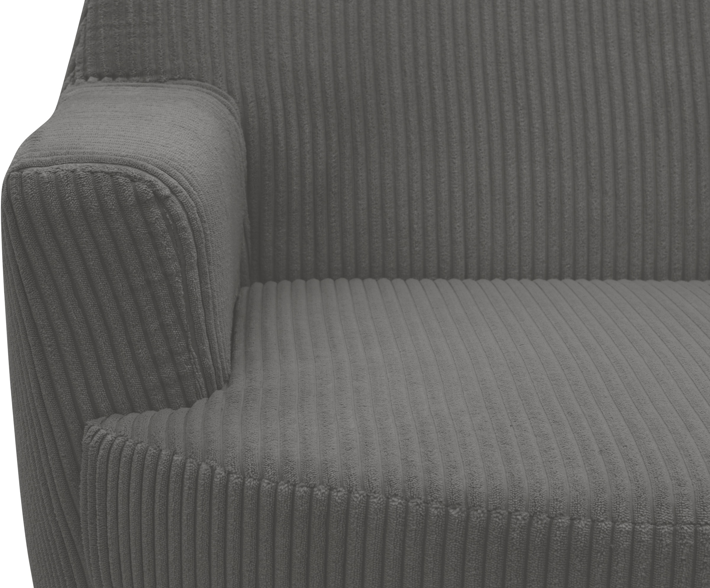 INOSIGN Drehsessel »HETTY, Drehsessel mit Wippfunktion und Hocker; Lesesessel, Armsessel«, (Set, 2 St.), mit Dreh/Wippfunktion, mit Federkern, in Cord und Microfaser
