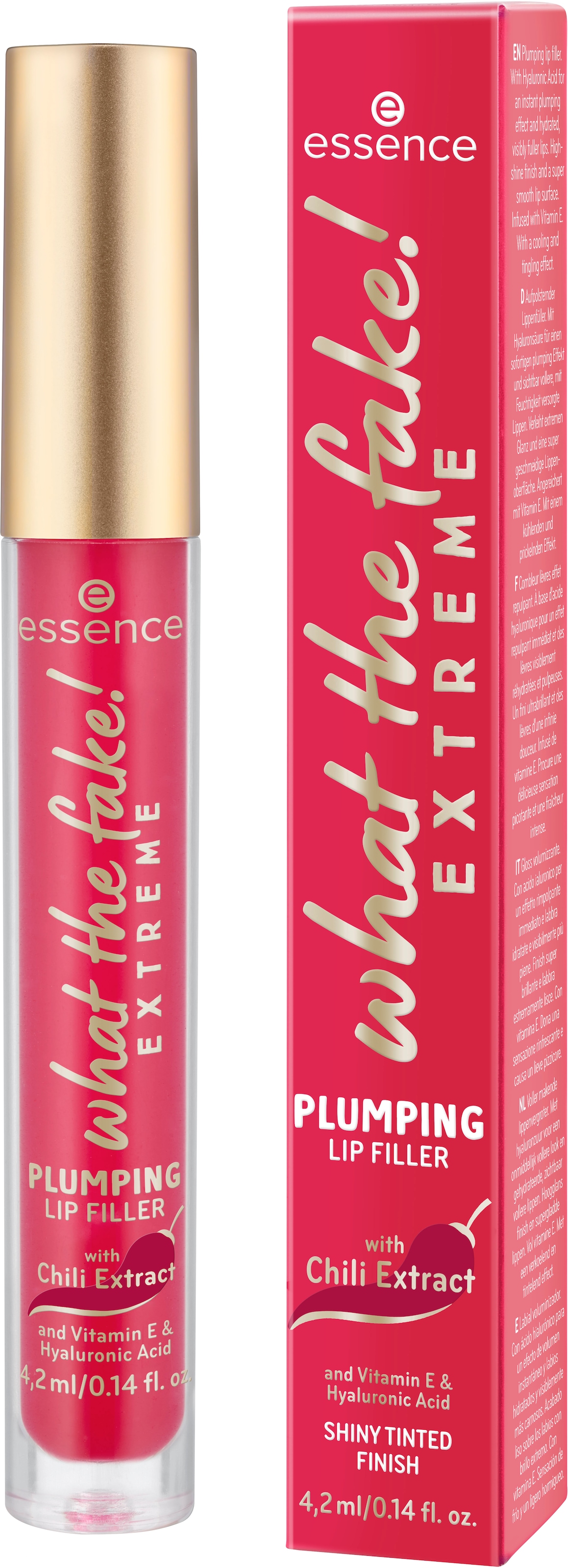 PLUMPING »what (Set, bei EXTREME 3 the ♕ Lip-Booster tlg.) FILLER«, Essence LIP fake!