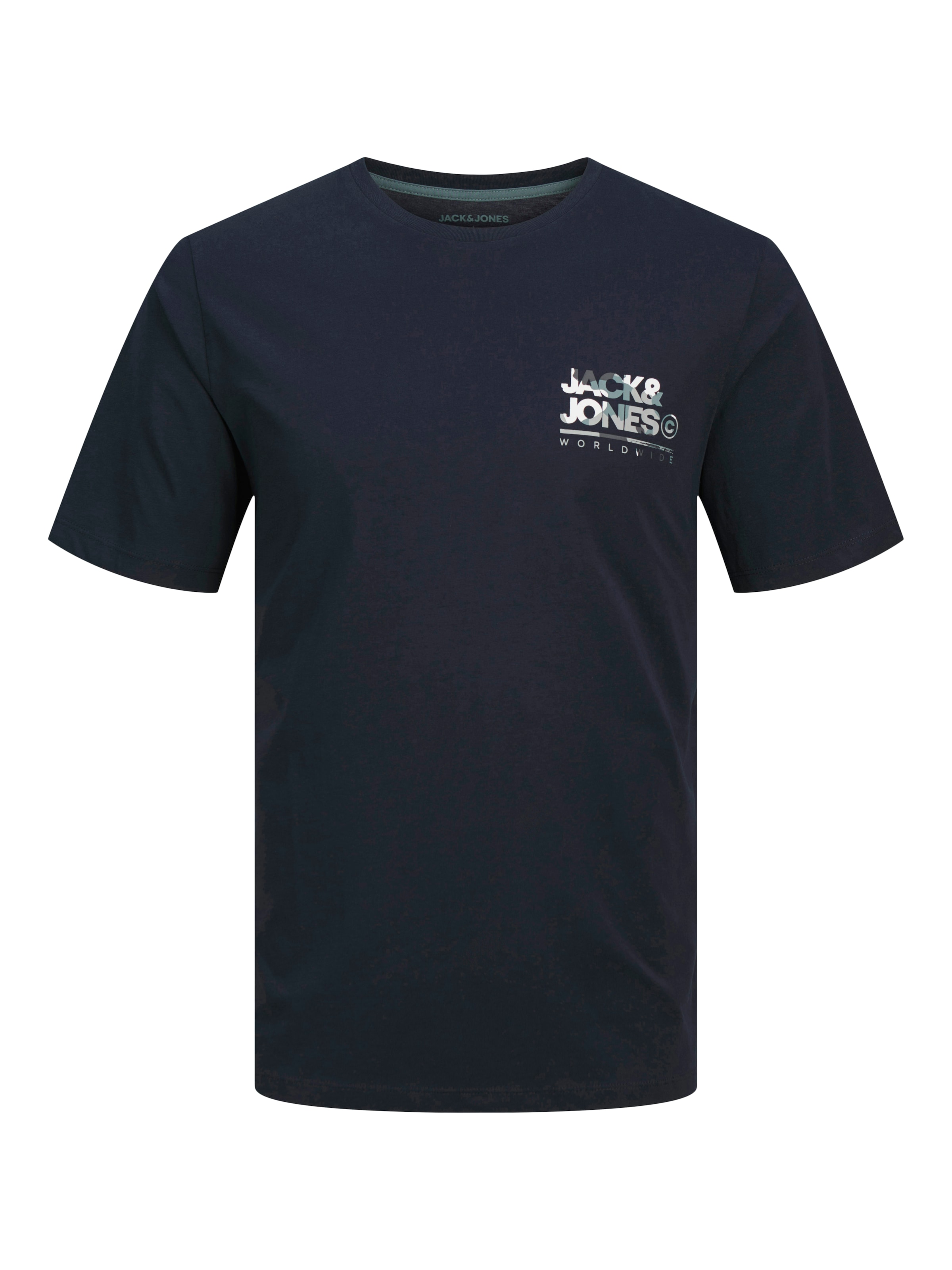 Jack & Jones Kurzarmshirt »JJLUKE TEE SS CREW NECK 5PK MP« Packung, 5 Stk.