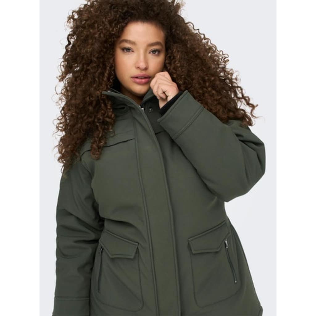 ONLY CARMAKOMA Funktionsmantel »CARMAASTRICHT SOFTSHELL PARKA OTW NOOS«