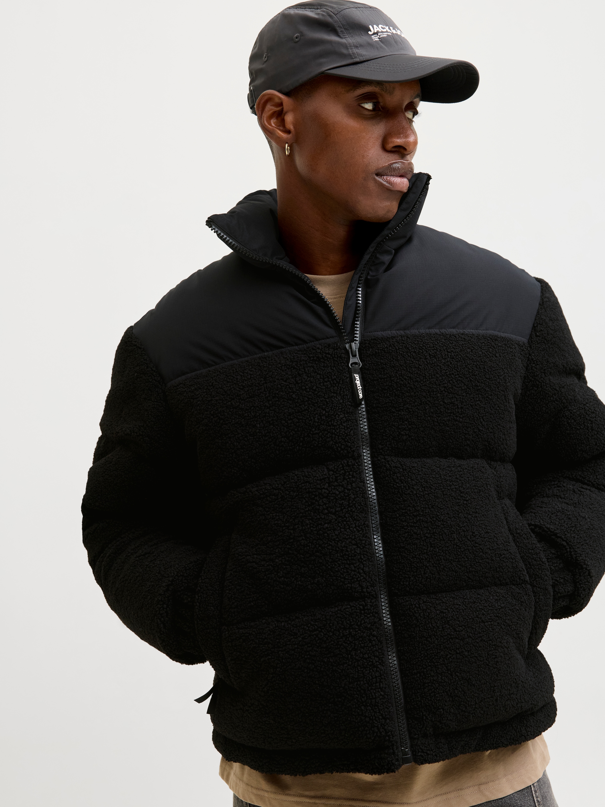 Jack & Jones Steppjacke »JCOFLARE TEDDY PUFFER JACKET«