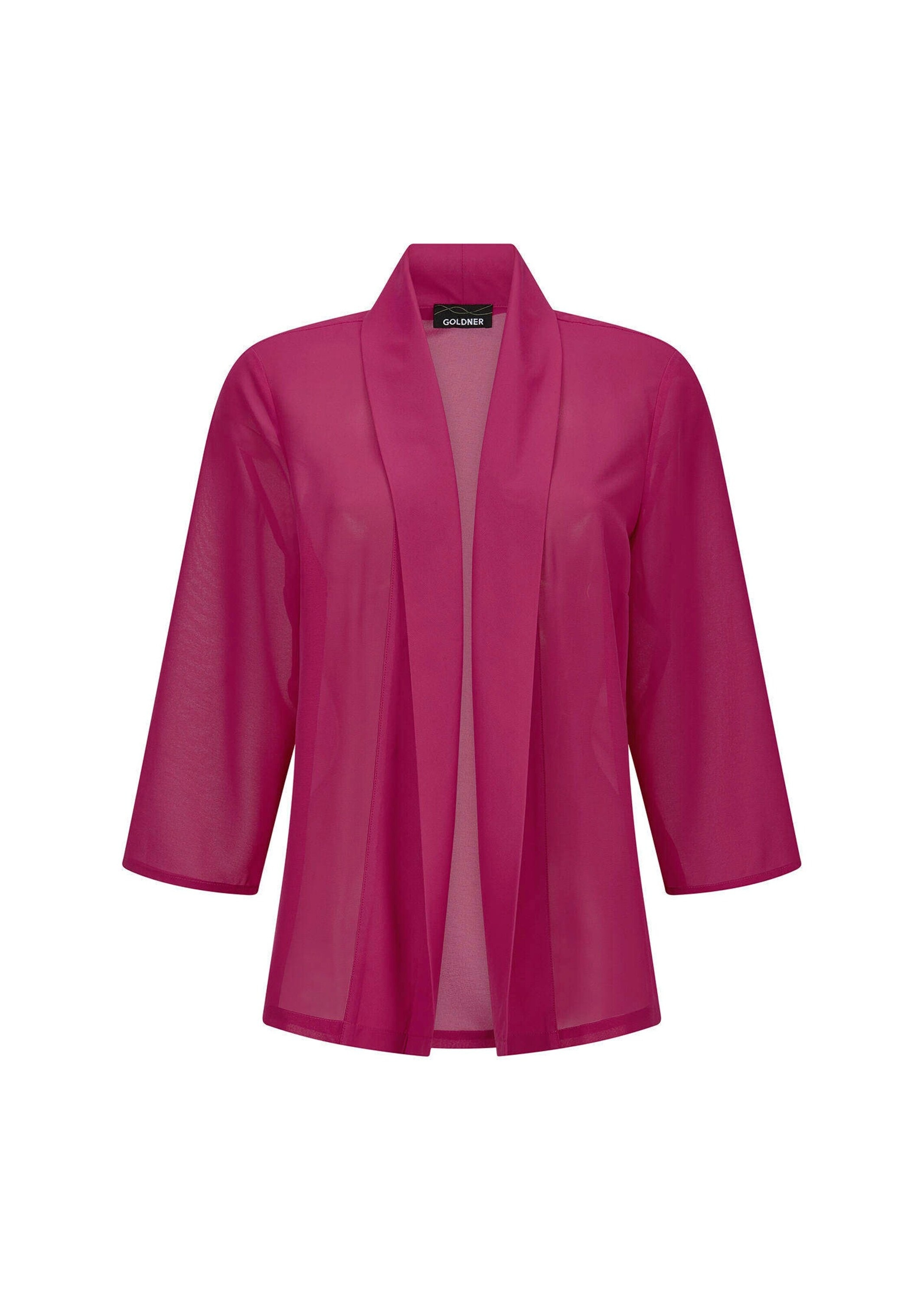 GOLDNER Jackenblazer »Blaue leichte Jacke mit Schalkragen, Halbarm« Perfekt für Kleider