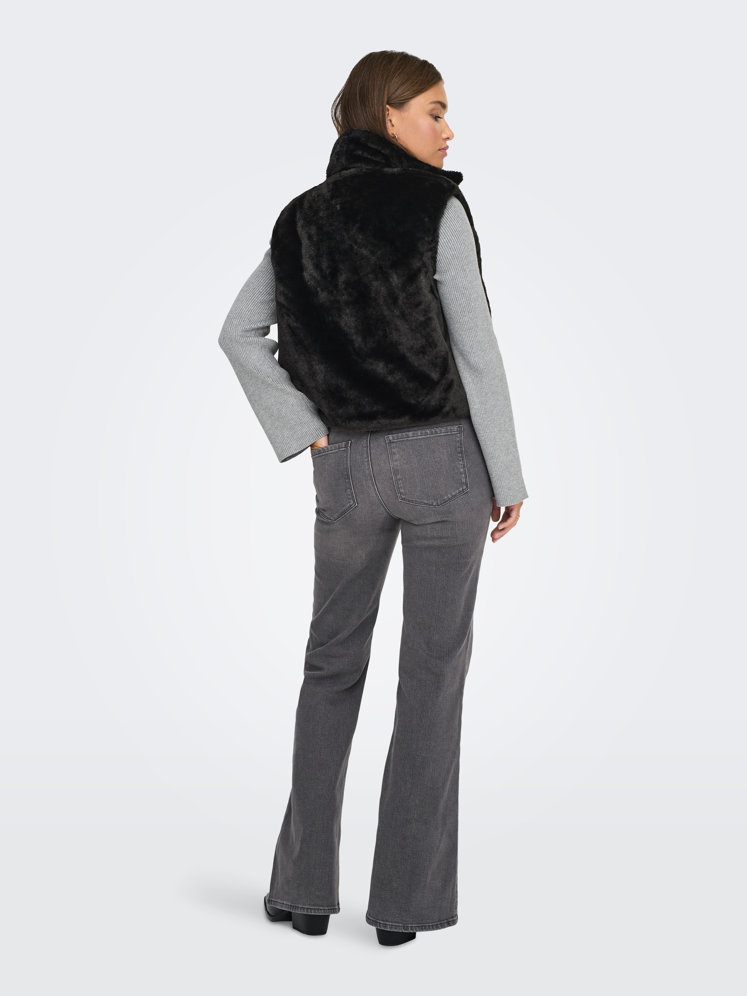 ONLY Plüschweste »ONLDANA FAUX FUR REV.WAISTCOAT OTW CC« Kunstfaser
