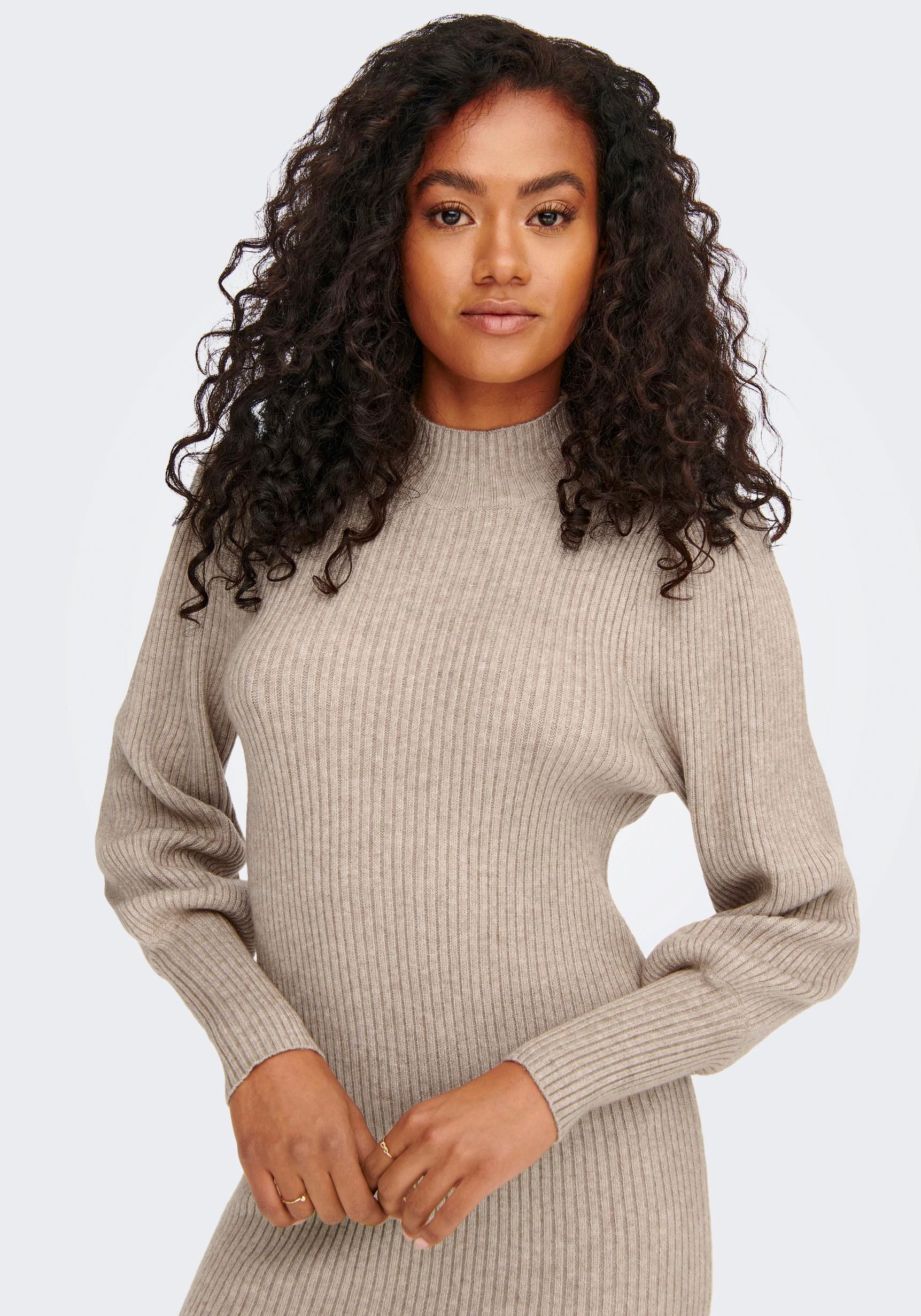 ONLY Strickkleid »ONLKATIA L/S DRESS KNT NOOS« Viskosemischung