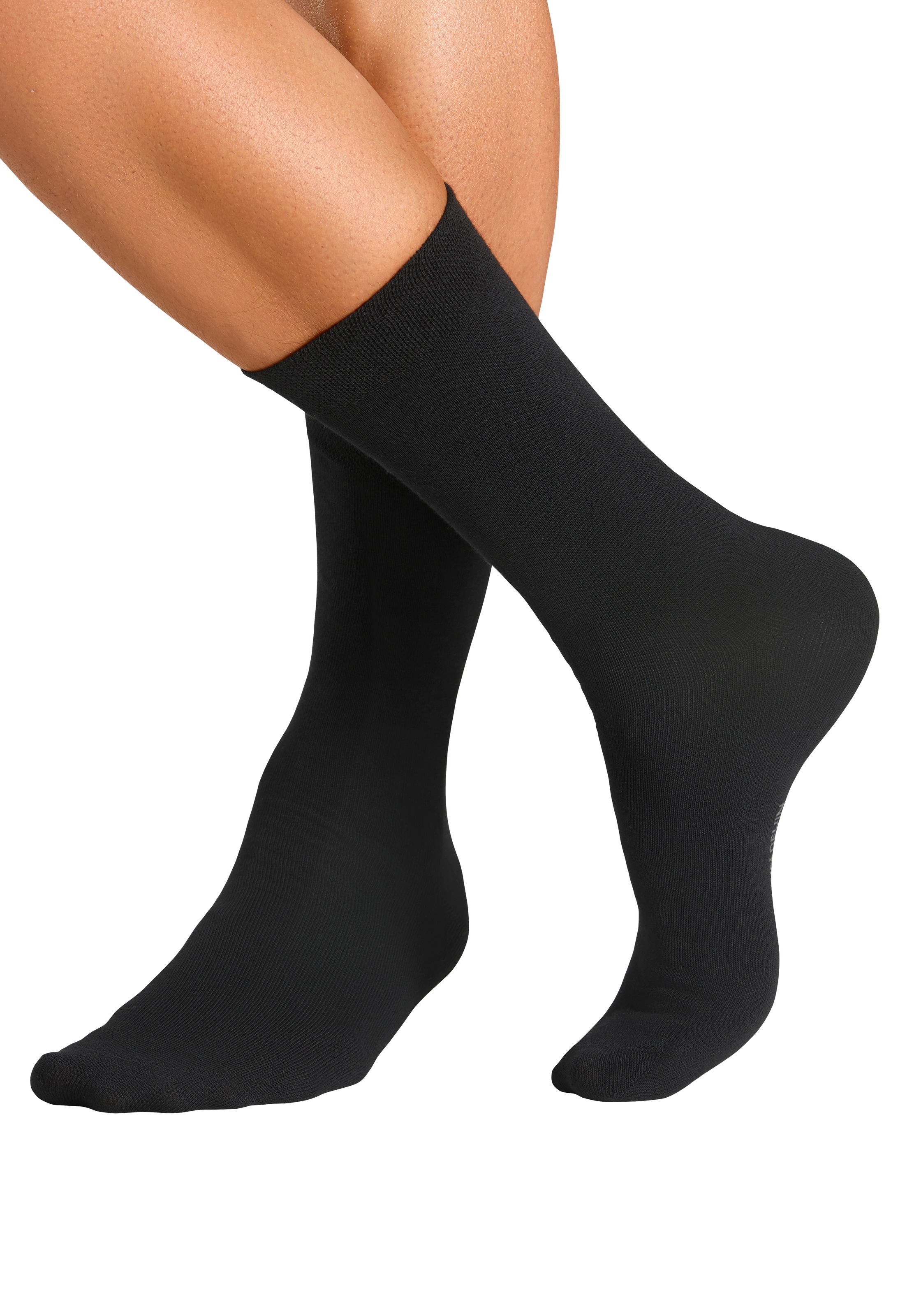 John Devin Businesssocken, (Packung, 3 Paar), mit längerer Schaftlänge, verpackt in einer Box