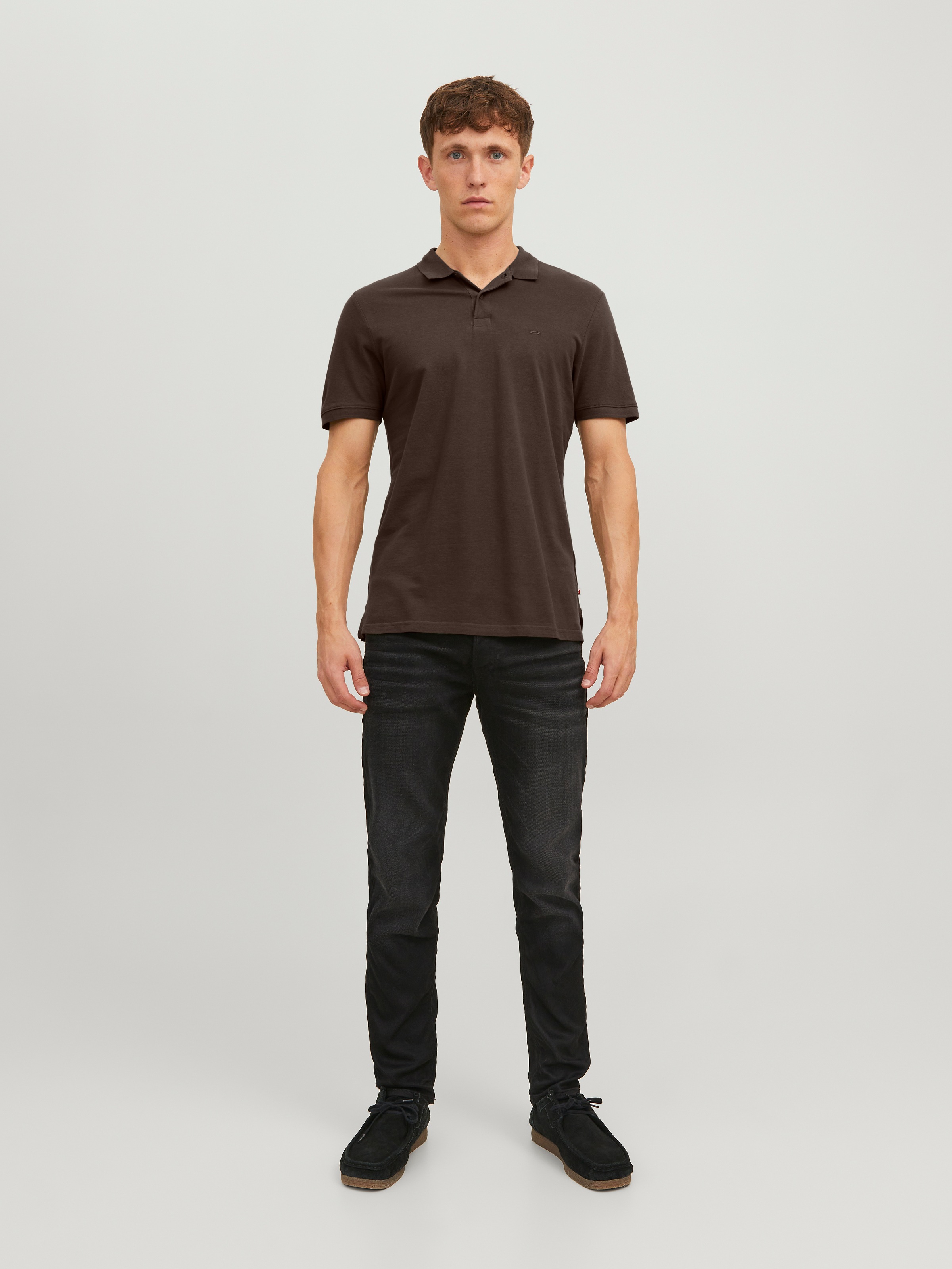 Jack & Jones Poloshirt »JJEBASIC POLO SS NOOS«, mit Logo Stickerei