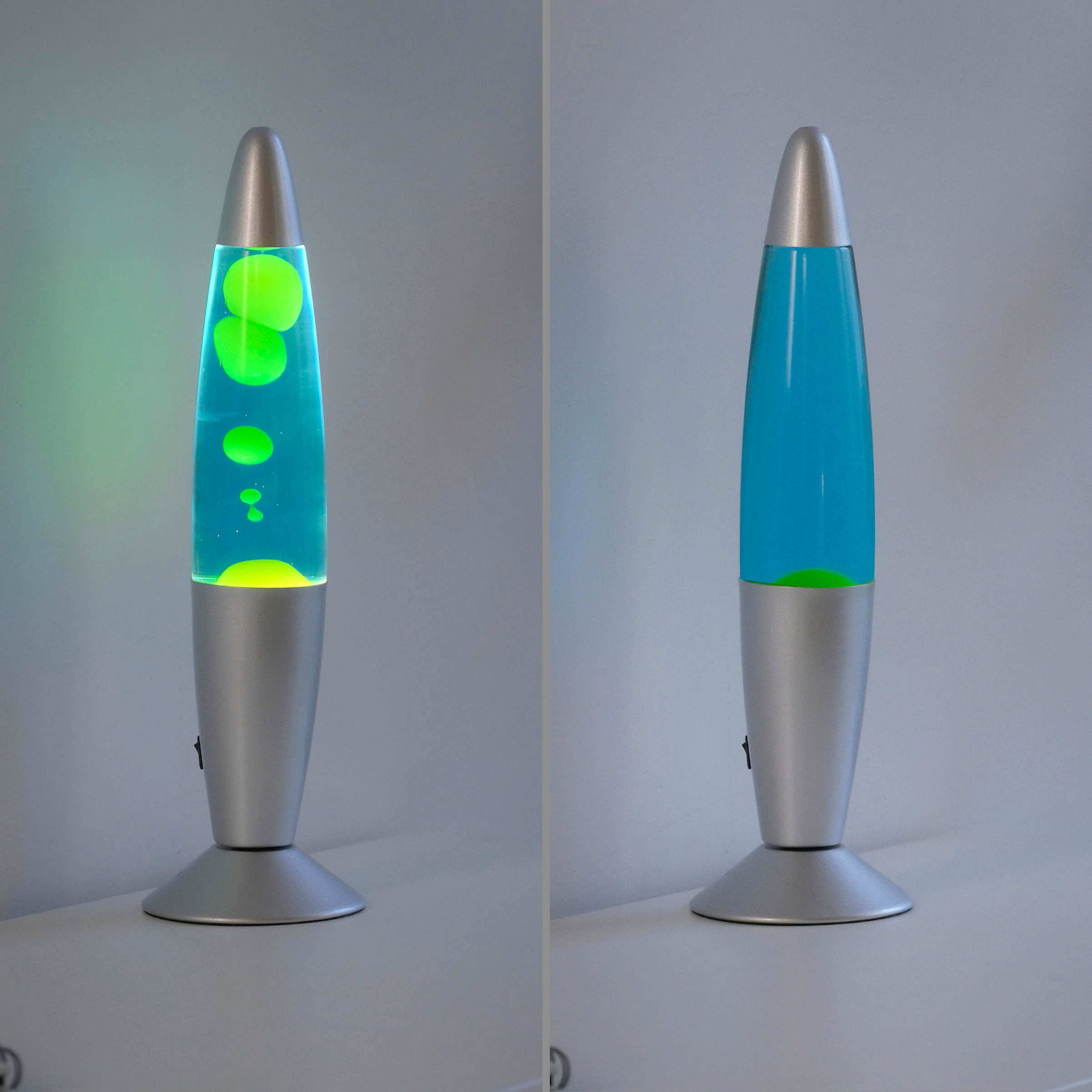 JUST LIGHT LED Tischleuchte »LAVA« LED-Board 1 Stk. Warmweiß Einzigartiges Lichtspiel erzeugt durch farbigem Wasser und  Waschs