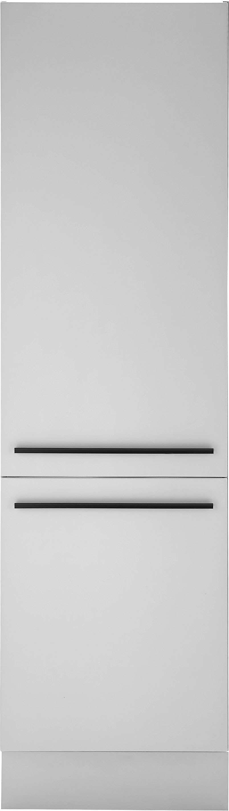 BASIC by Balculina Kühlumbauschrank »Denver, Küchenschrank BxHxT 60 x 211 x 57« 1 Stk. tlg. Breite 60cm, in grau matt/lancelot eiche
