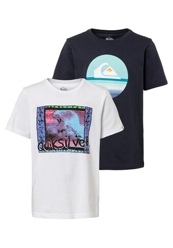 Quiksilver T-Shirt »FUTURE LIGHT FLAXTON PACK YOUTH«, (Packung, 2 tlg., 2er-Pack) kaufen