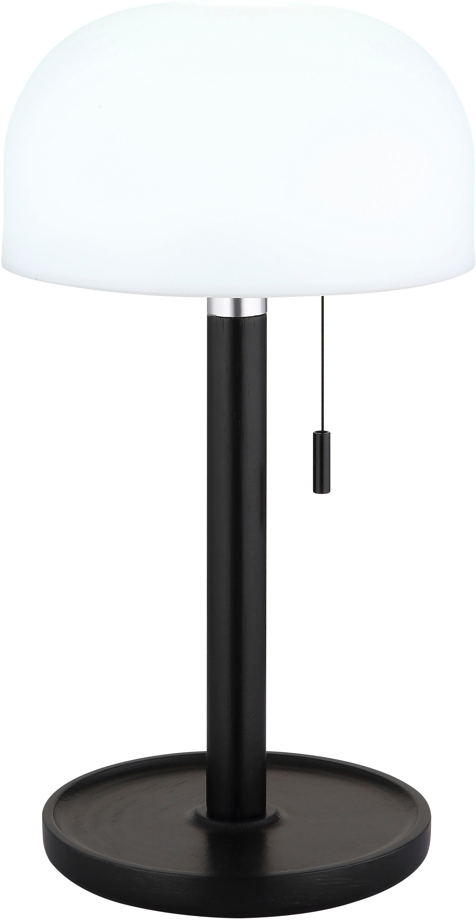 GLOBO LIGHTING LED Tischleuchte »NORMAN« LED-Modul 1 Stk. warmweiß - kaltweiß Akkutischleuchte auch für draußen, Zugschalter Kordel, Akkulampe