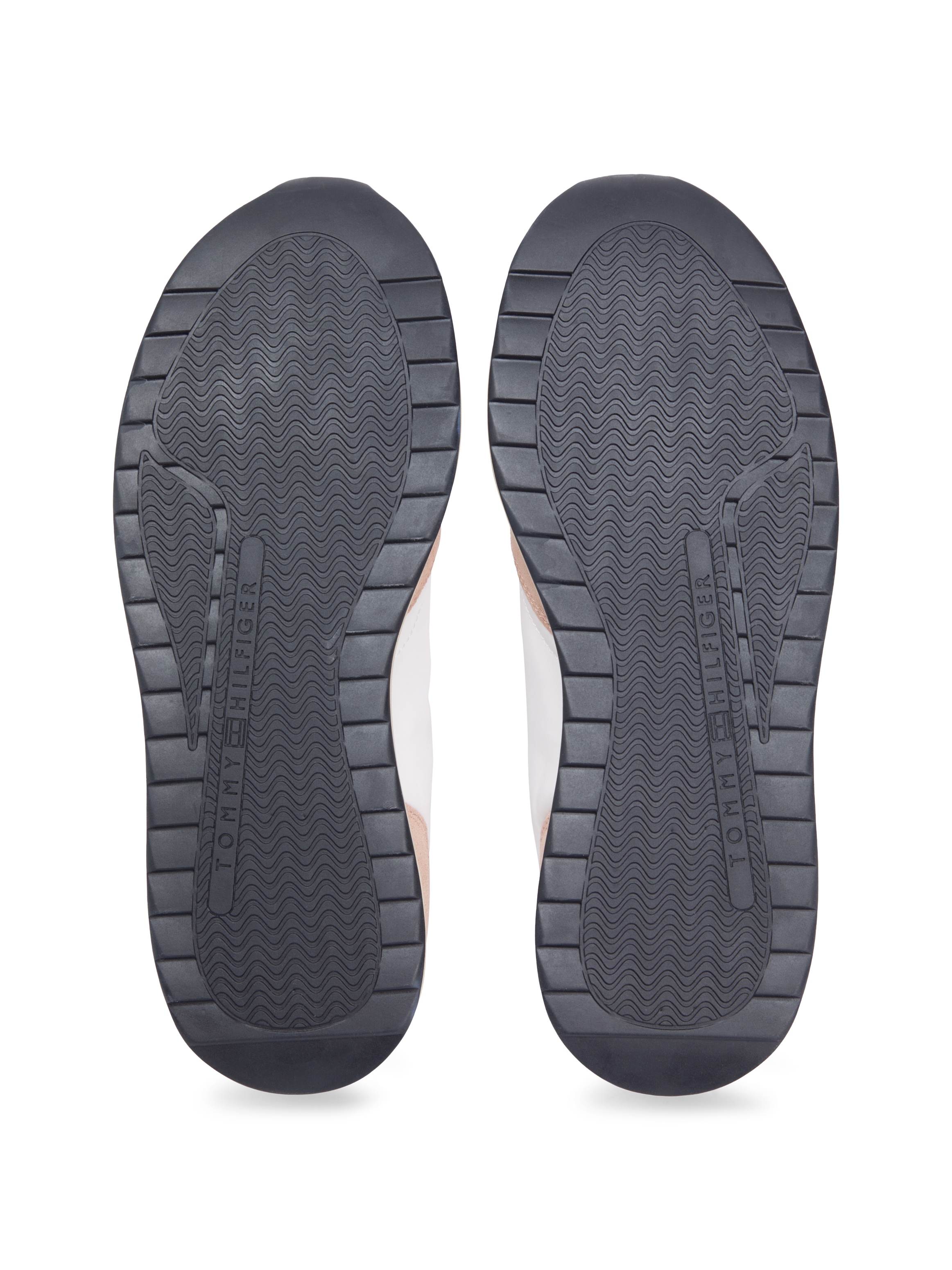 Tommy Hilfiger Plateausneaker »MIX MATERIAL RUNNER«  , Freizeitschuh, Halbschuh, Schnürschuh mit modischem Kontrastbesatz