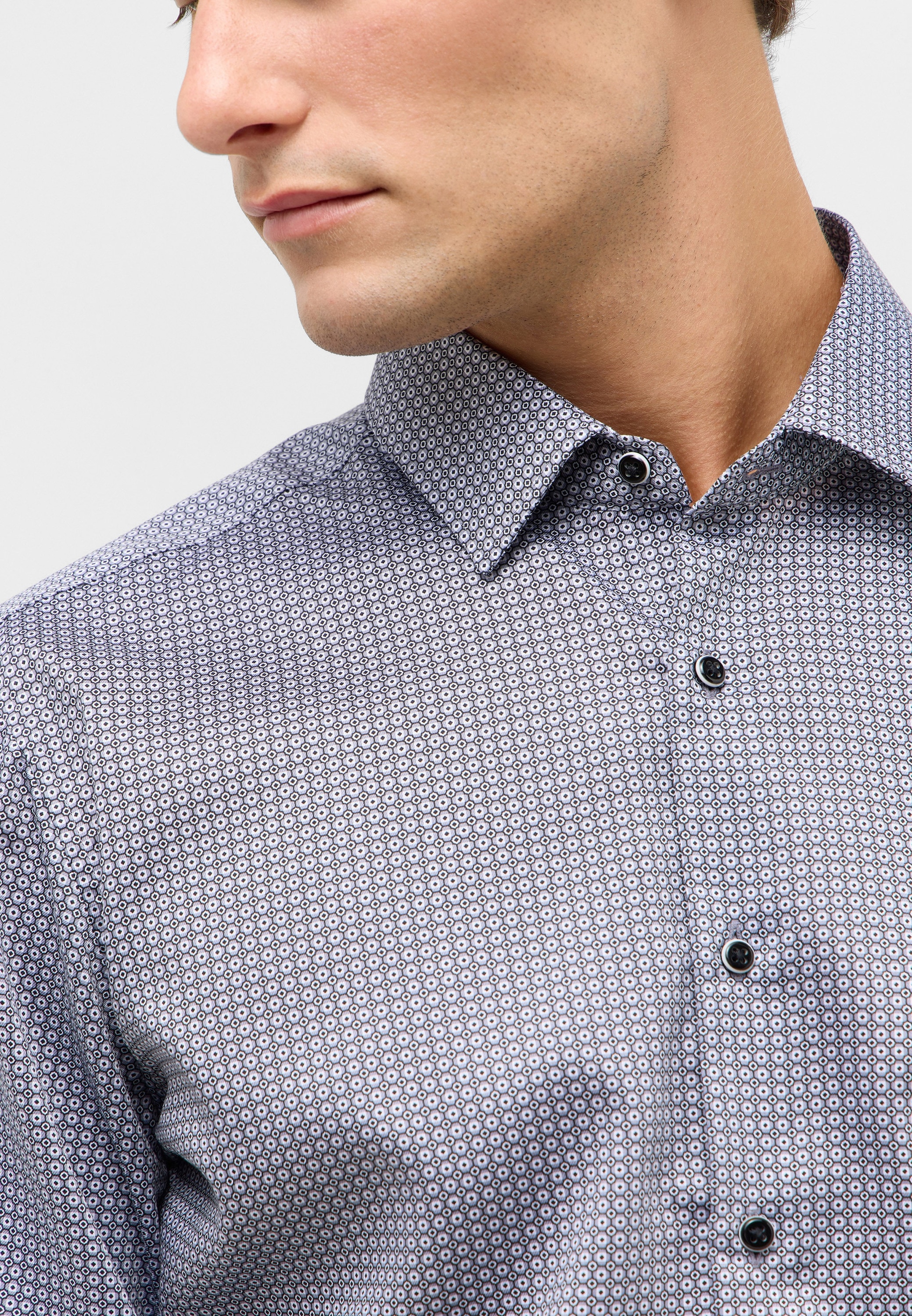 Eterna Langarmhemd »SLIM FIT« NON IRON (bügelfrei)