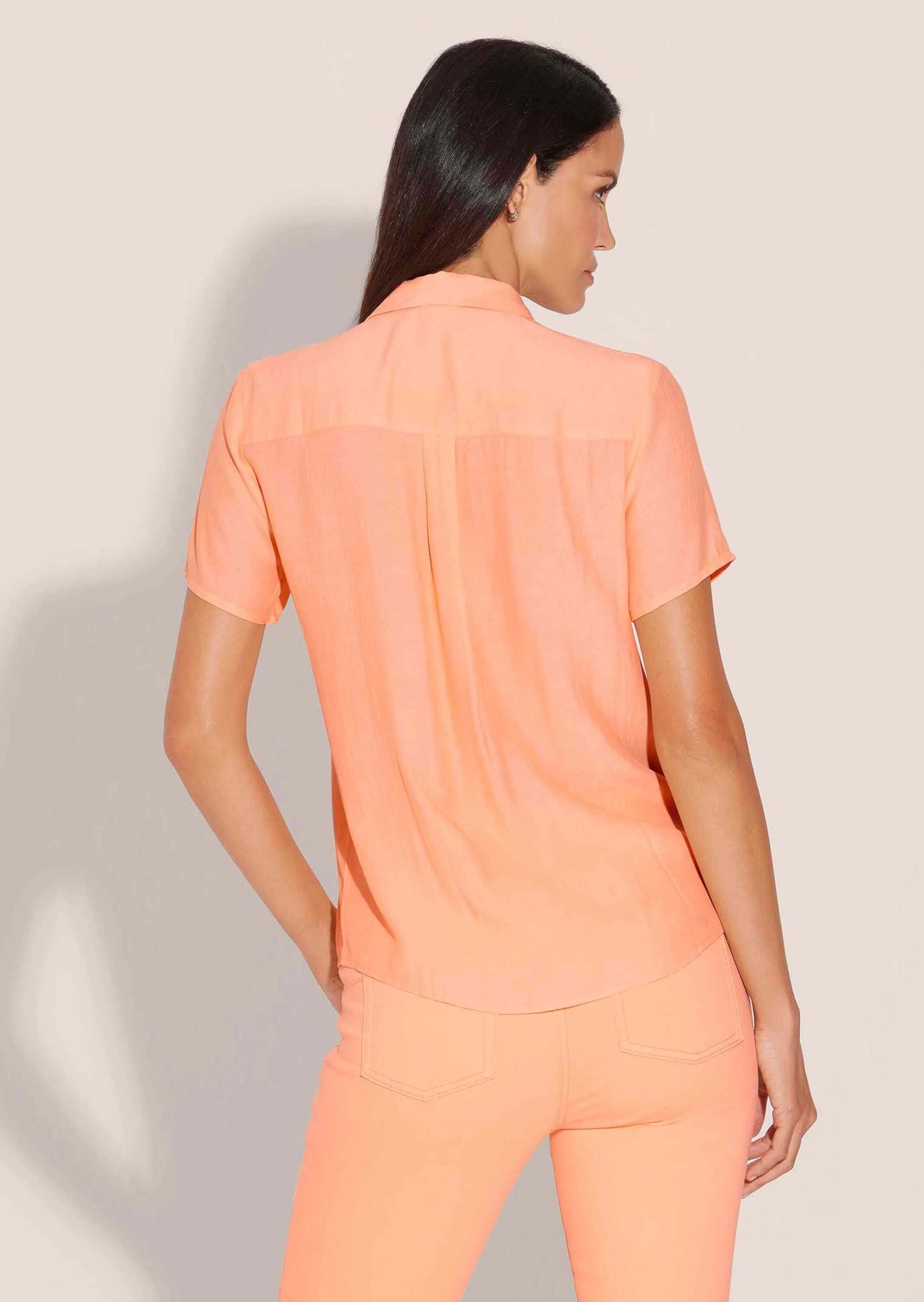 MADELEINE Kurzarmbluse »Bluse Bluse mit feinen Biesen«